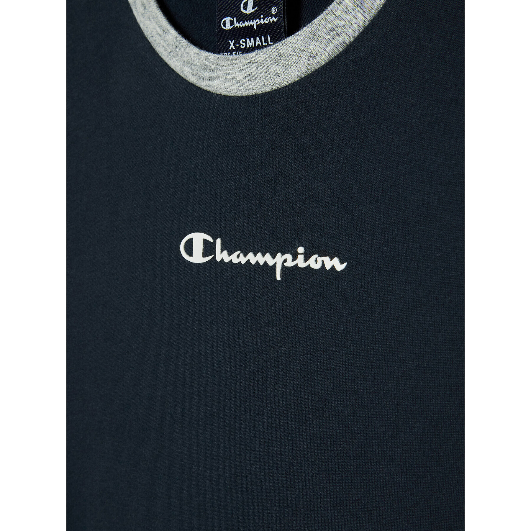 Champion Top Script Logo 305911 Tmavomodrá Regular Fit - Pepit.cz