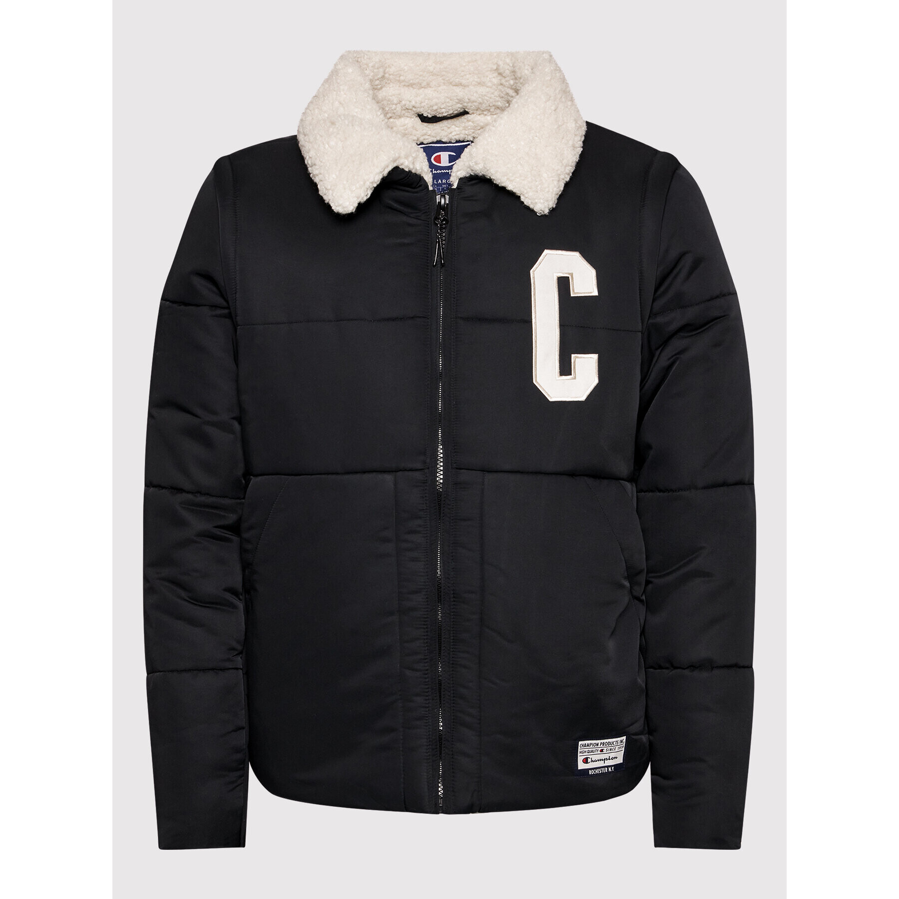 Champion Vatovaná bunda Teddy 216735 Černá Regular Fit - Pepit.cz