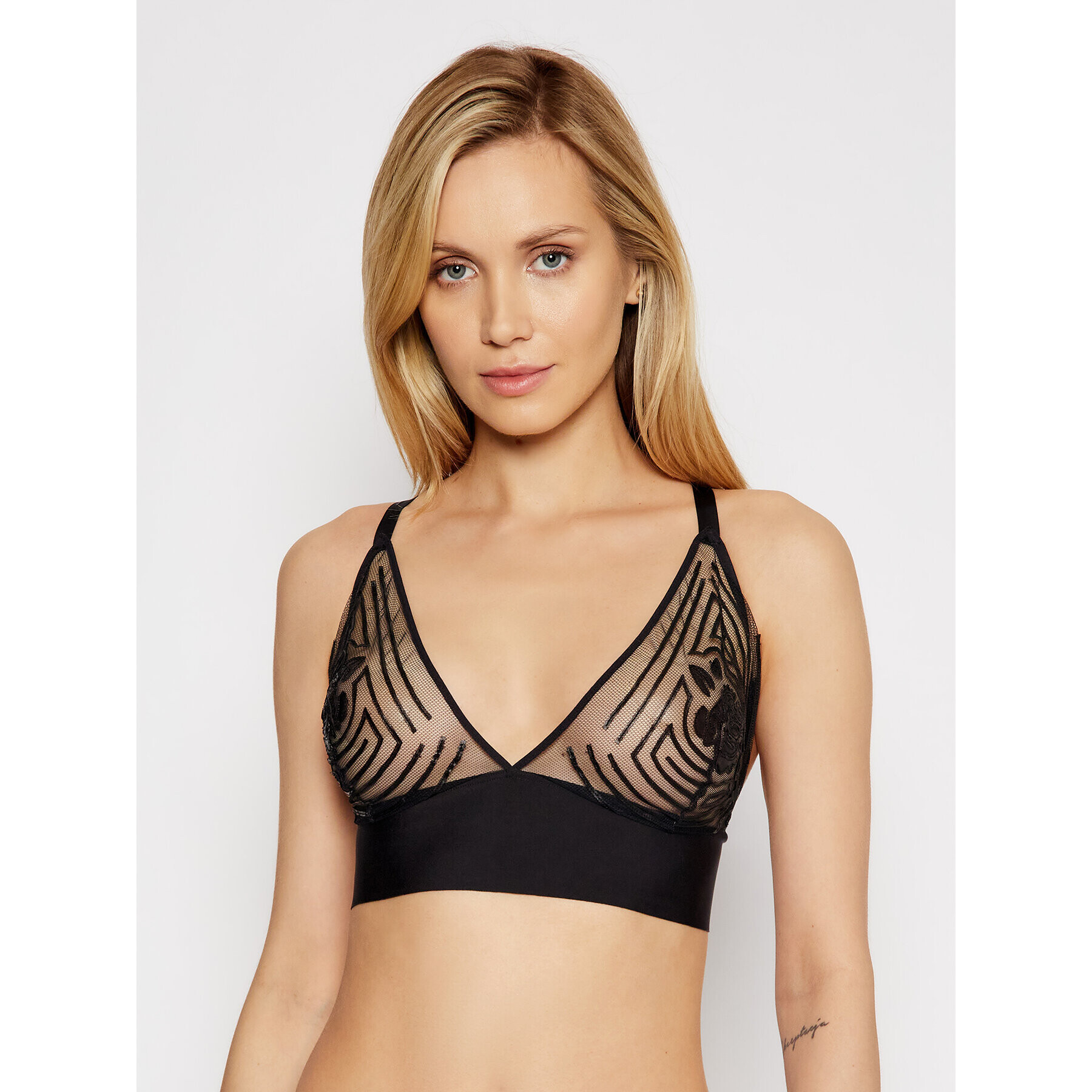 Chantal Thomass Podprsenka Bralette Vibe T06D30 Černá - Pepit.cz