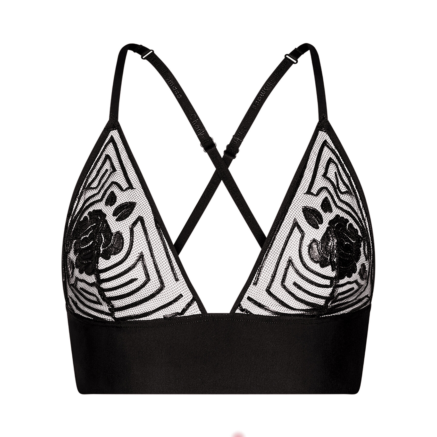 Chantal Thomass Podprsenka Bralette Vibe T06D30 Černá - Pepit.cz