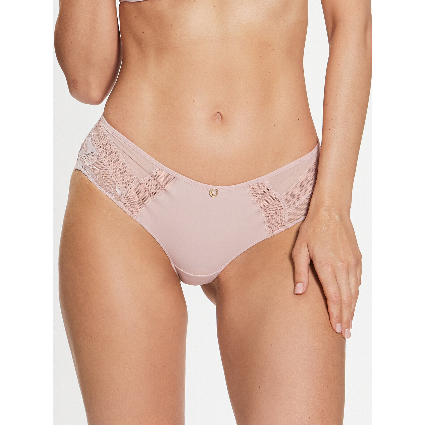 Chantelle Brazilské kalhotky True Lace C11M40 Růžová - Pepit.cz