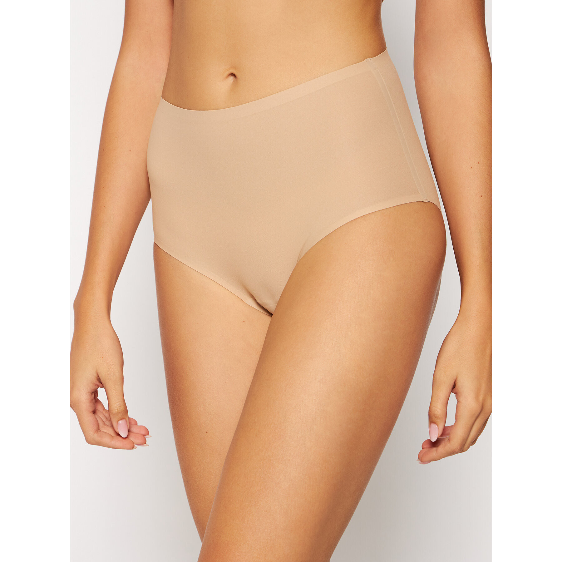 Chantelle Klasické kalhotky s vysokým pasem Soft Stretch C26470 Béžová - Pepit.cz