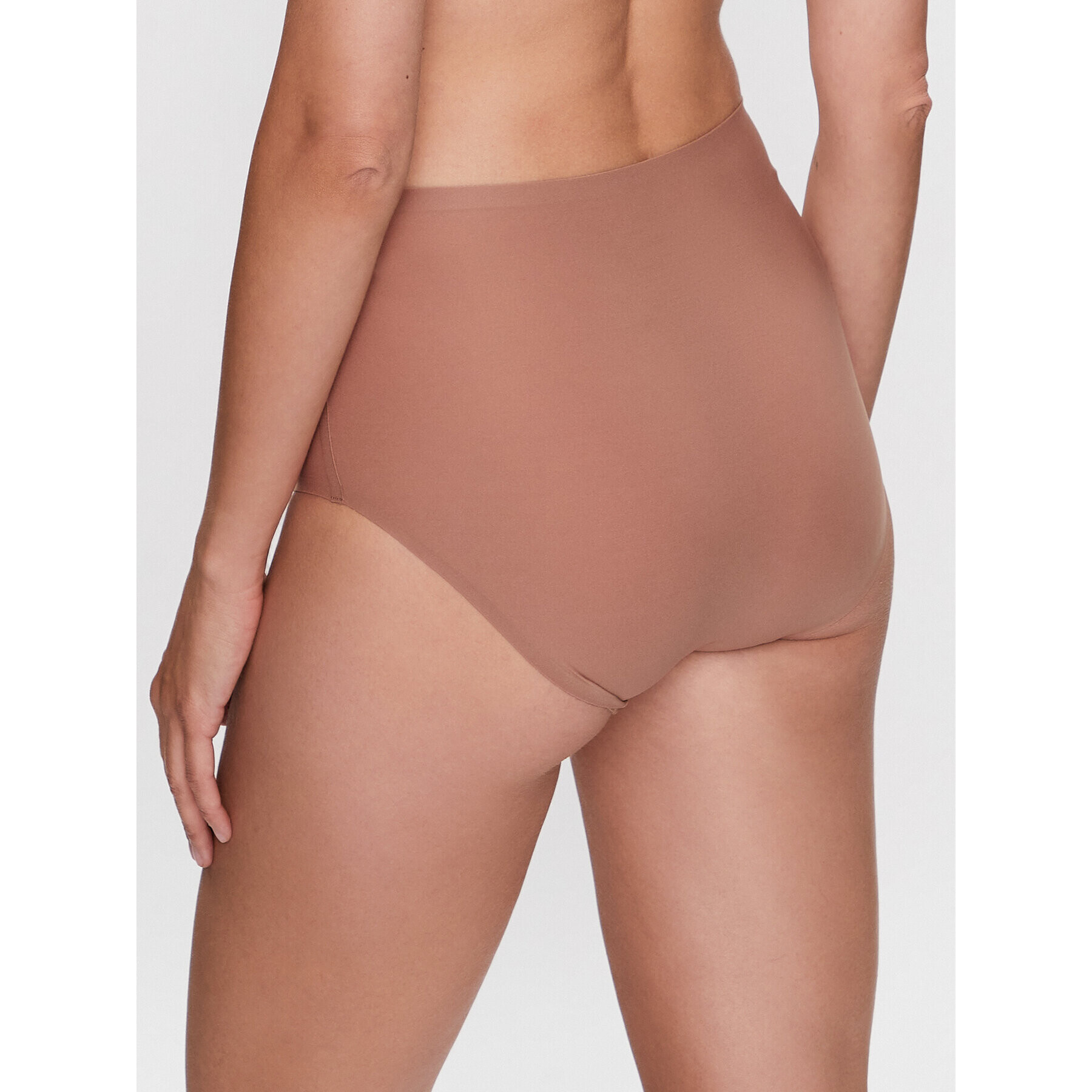 Chantelle Klasické kalhotky s vysokým pasem Soft Stretch C26470 Hnědá - Pepit.cz