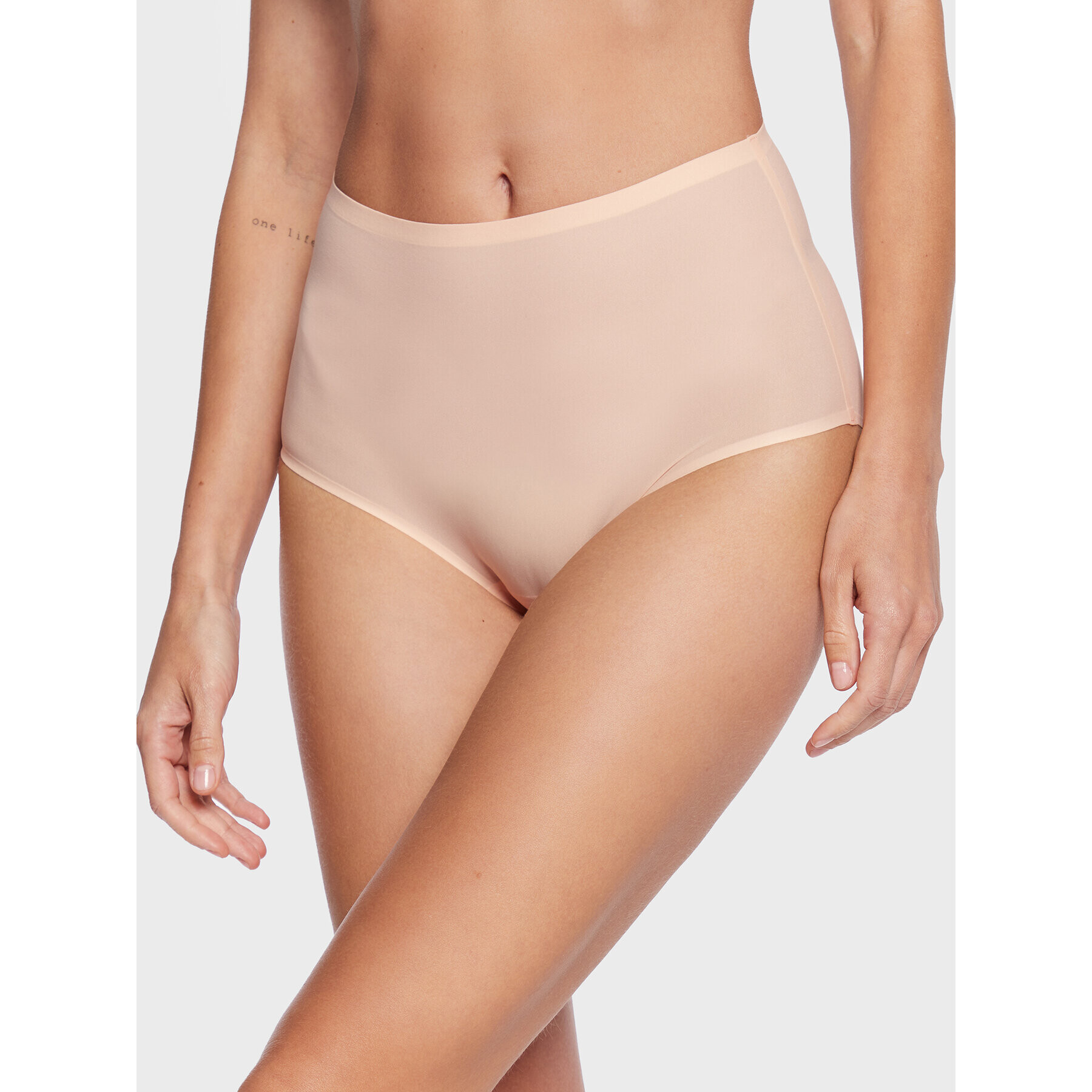 Chantelle Klasické kalhotky s vysokým pasem Soft Stretch C26470 Oranžová - Pepit.cz