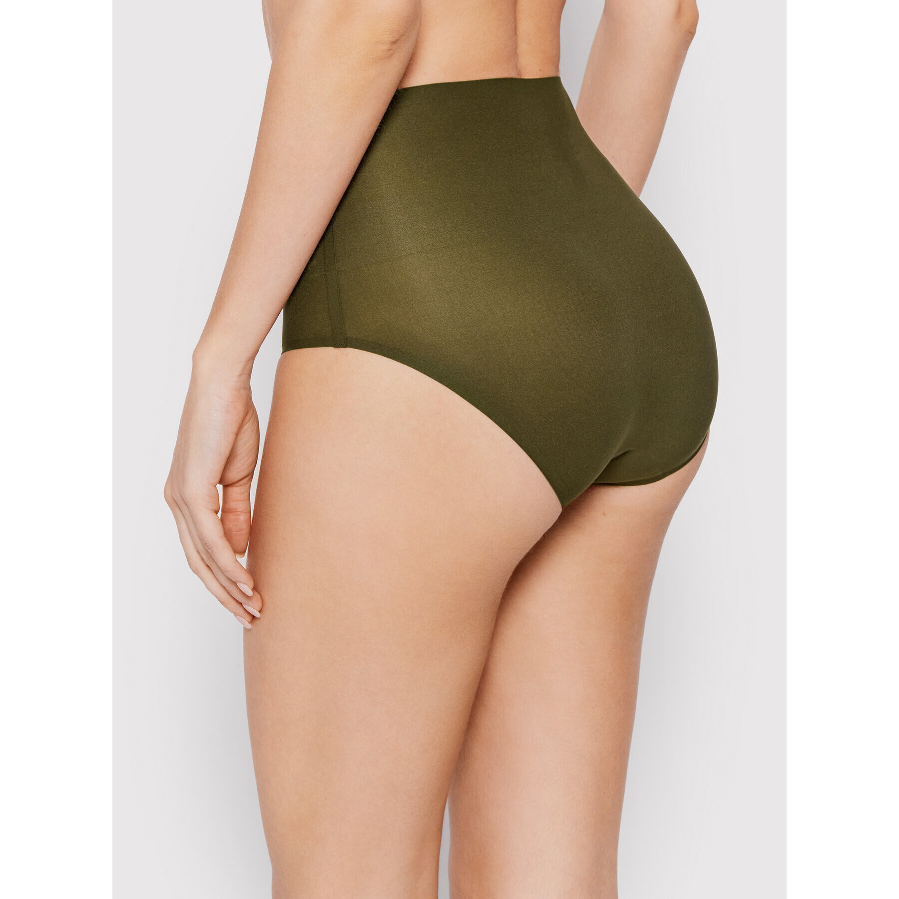 Chantelle Klasické kalhotky s vysokým pasem Soft Stretch C26470 Zelená - Pepit.cz