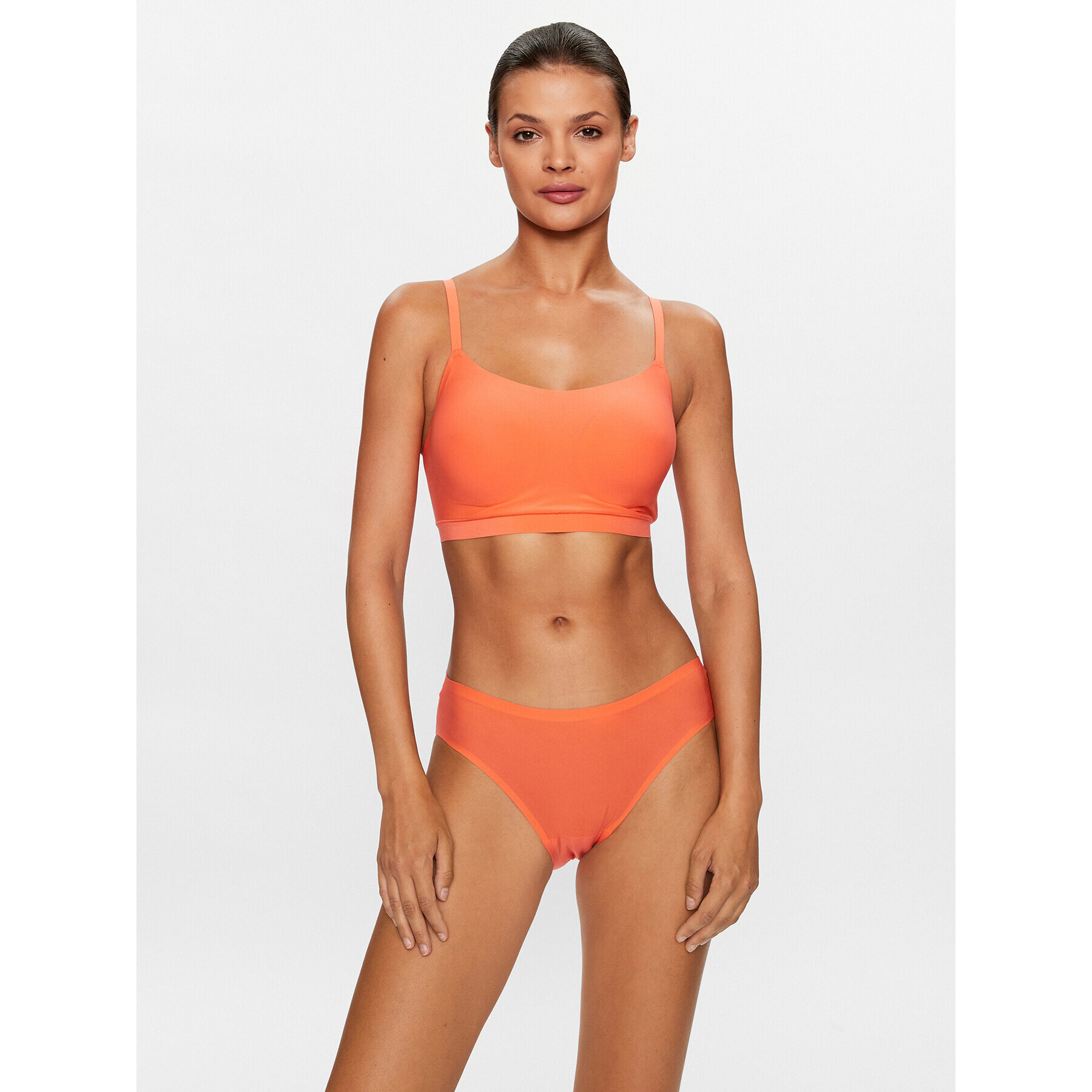 Chantelle Klasické kalhotky Soft Stretch C26430 Oranžová - Pepit.cz