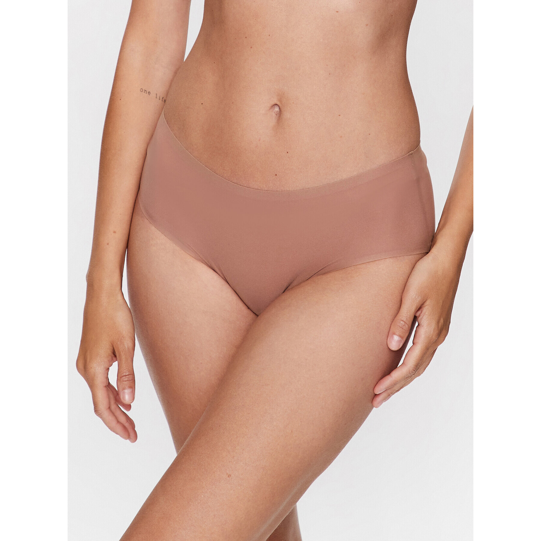 Chantelle Klasické kalhotky Soft Stretch C26440 Hnědá - Pepit.cz