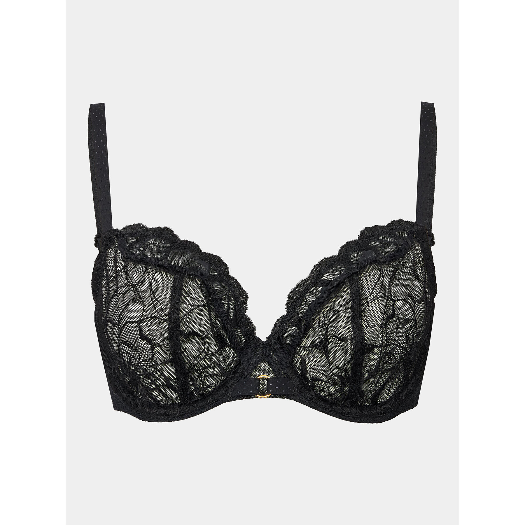 Chantelle Podprsenka Bralette Fleur C12M10 Černá - Pepit.cz