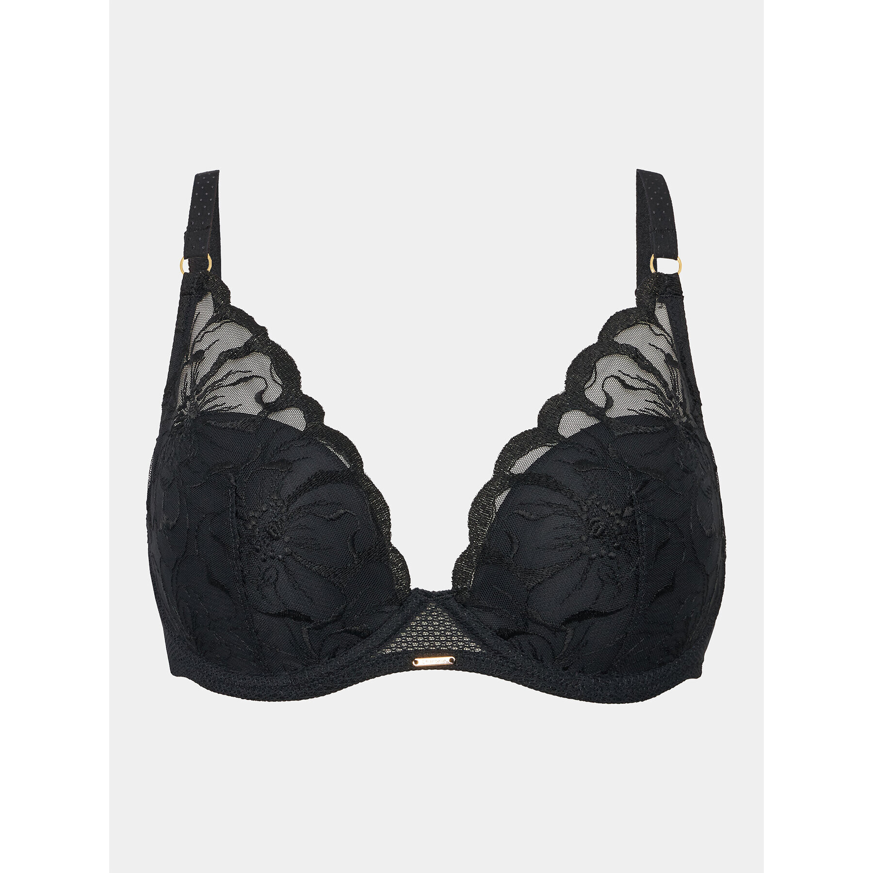 Chantelle Podprsenka Bralette Fleurs C12M20 Černá - Pepit.cz