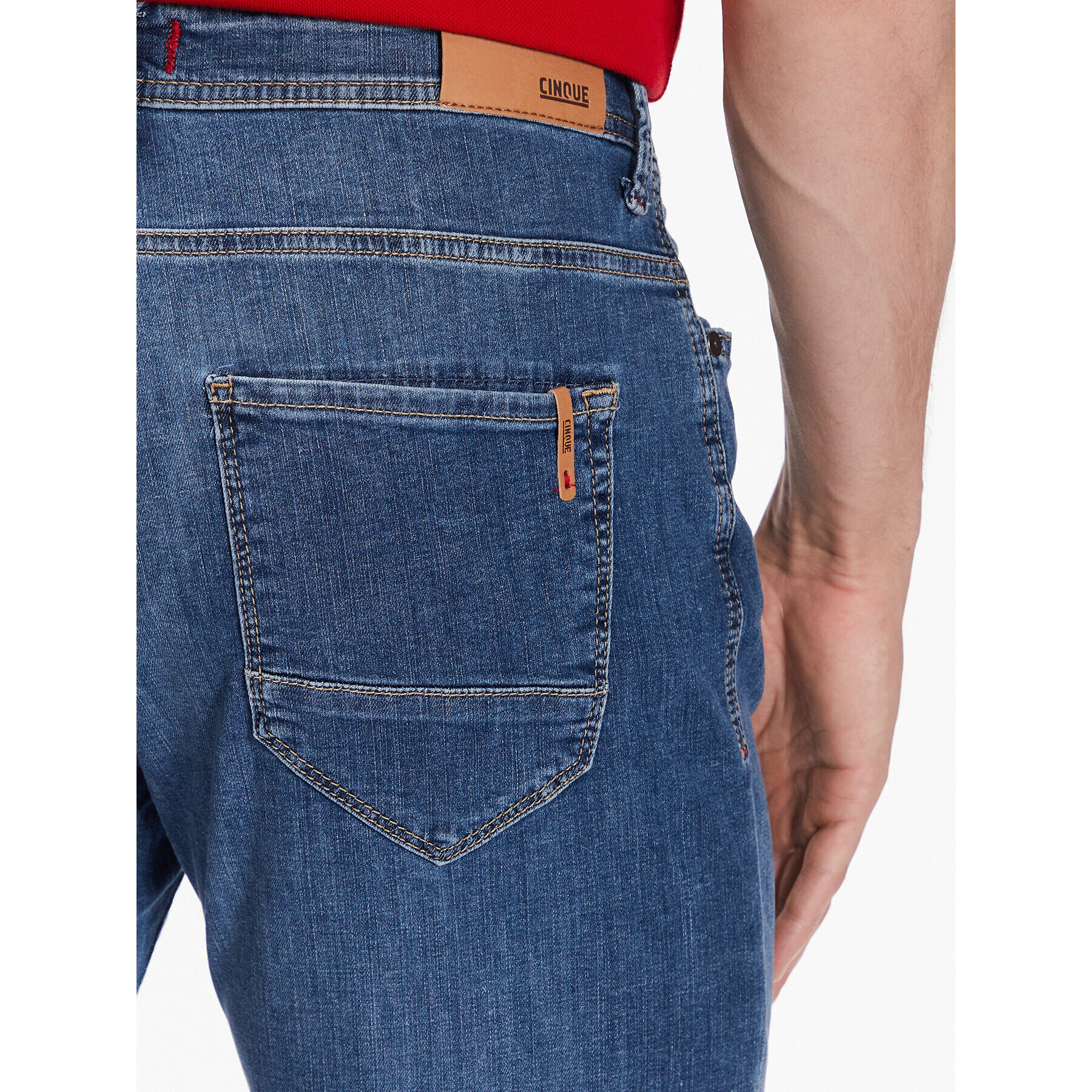 CINQUE Jeansy Cimike 2076 Modrá Slim Fit - Pepit.cz