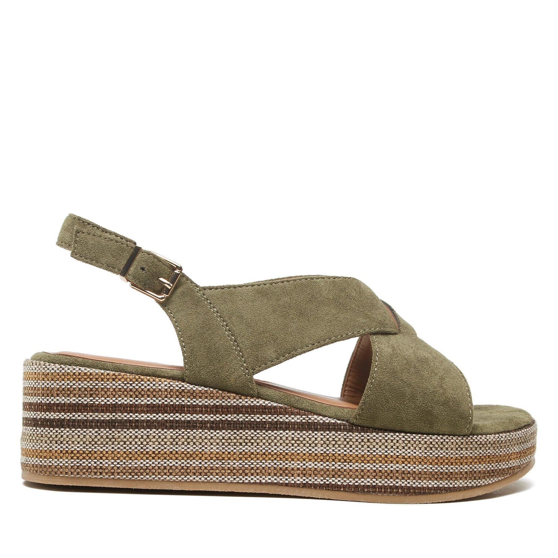 Clara Barson Sandály WS22127-02 Khaki - Pepit.cz