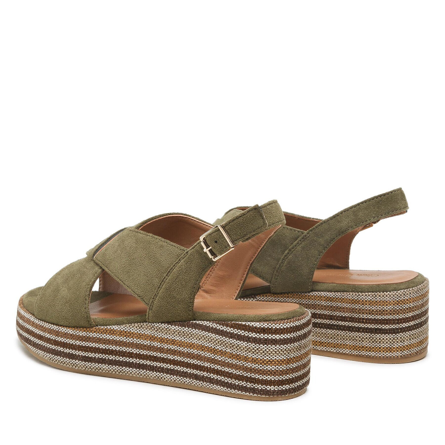 Clara Barson Sandály WS22127-02 Khaki - Pepit.cz