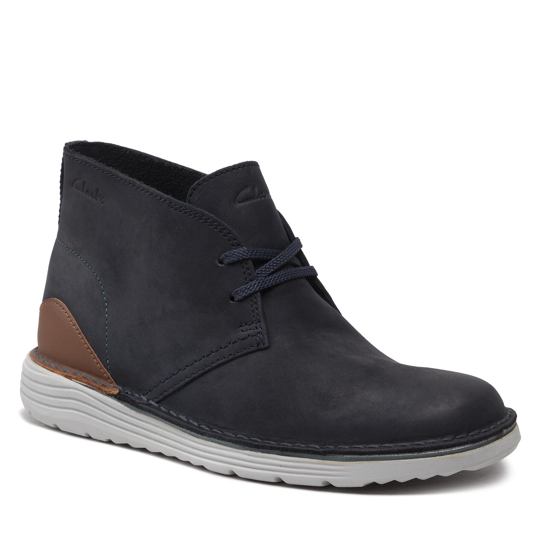 Clarks Kotníková obuv Brahnz Mid 261691117 Tmavomodrá - Pepit.cz