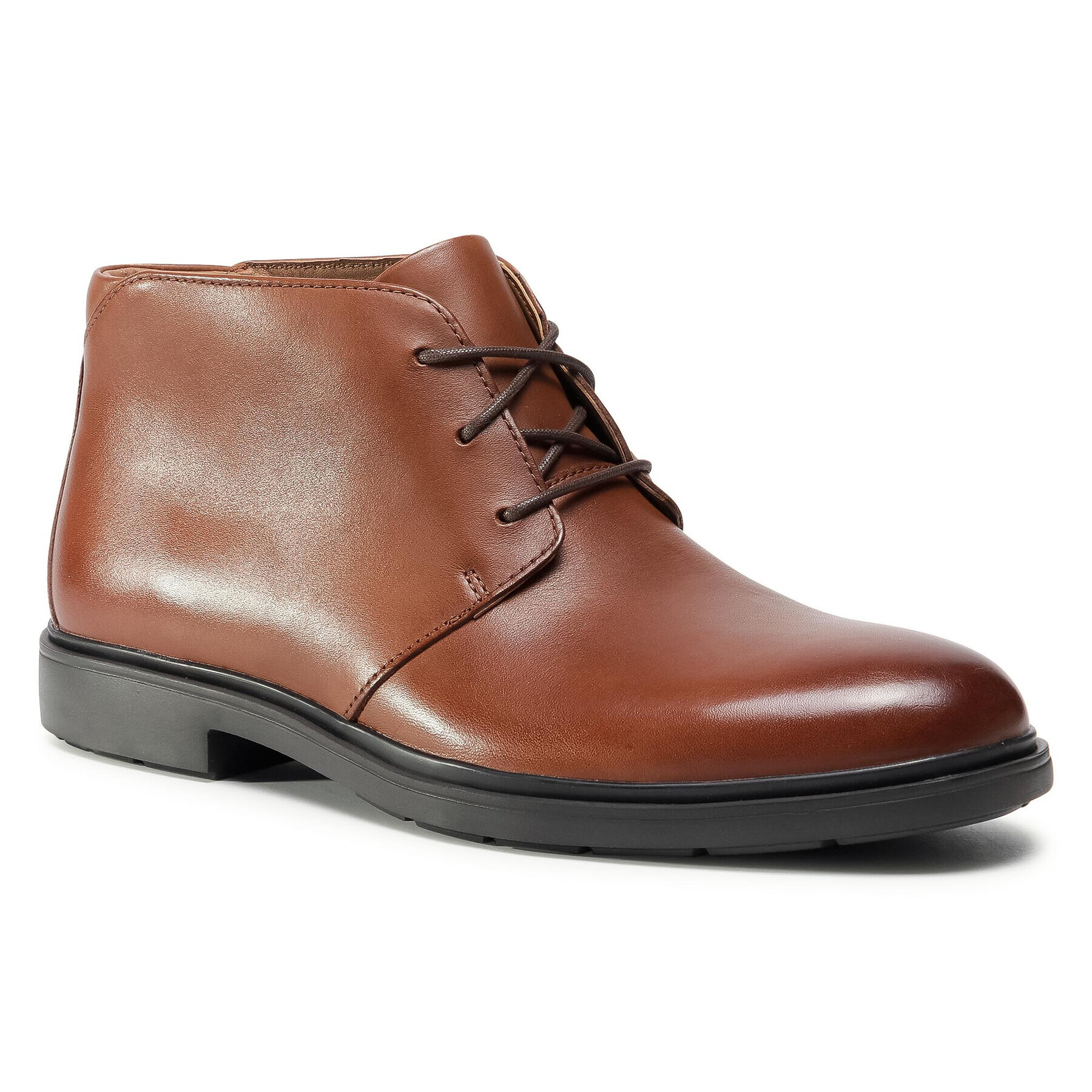 Clarks Kotníková obuv Un Tailor Mid 261446787 Hnědá - Pepit.cz