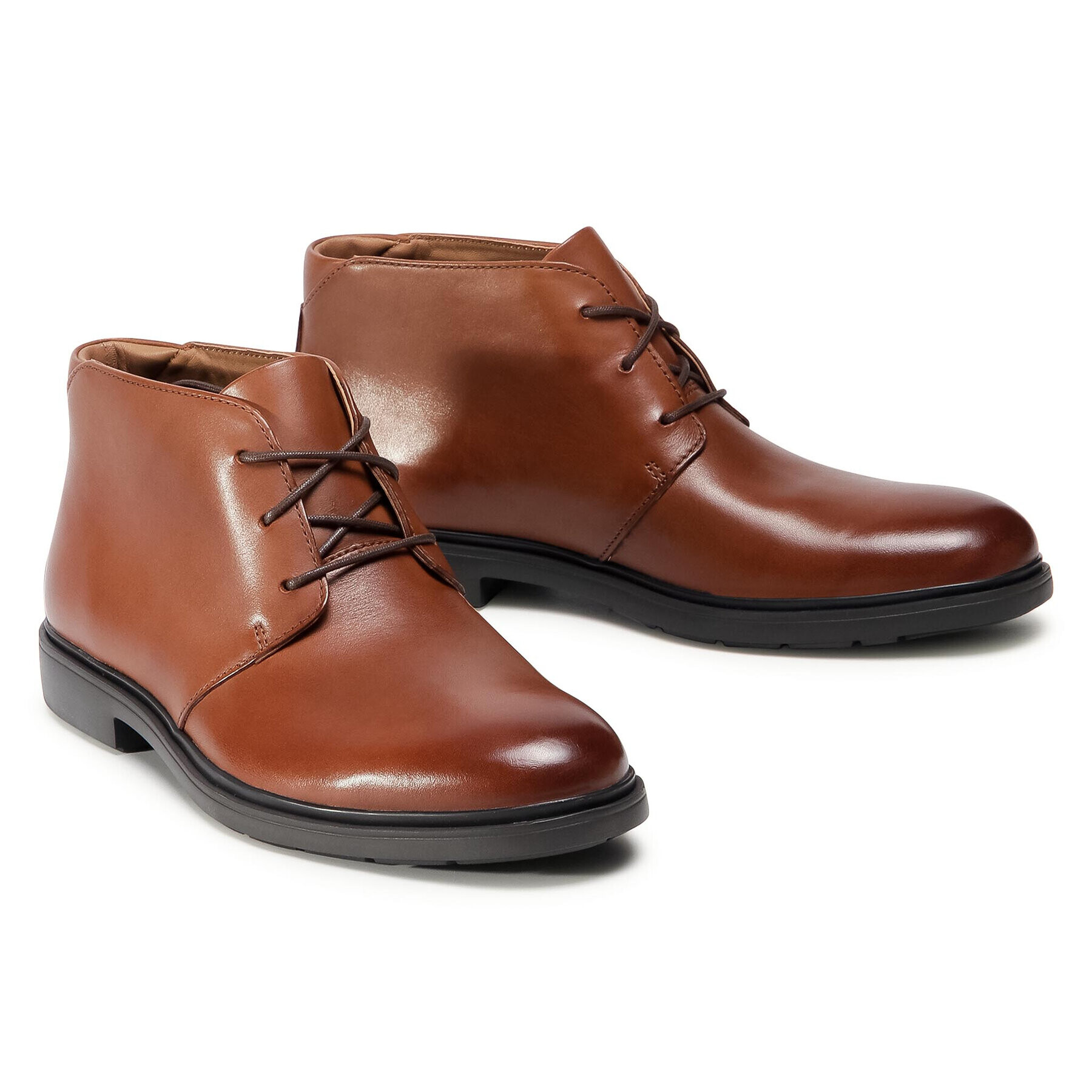 Clarks Kotníková obuv Un Tailor Mid 261446787 Hnědá - Pepit.cz