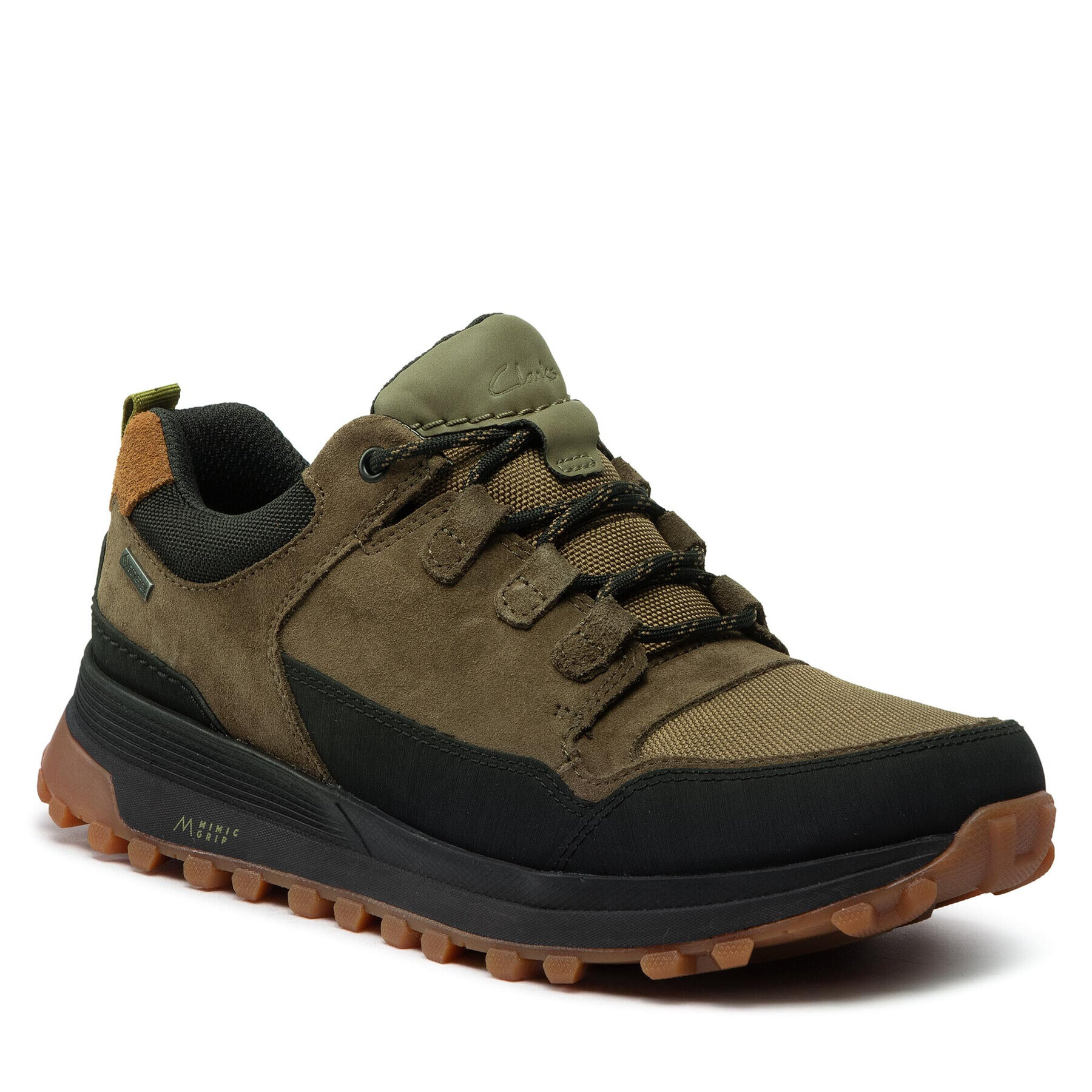 Clarks Polobotky Atl Areklogtx GORE-TEX 261612027 Khaki - Pepit.cz