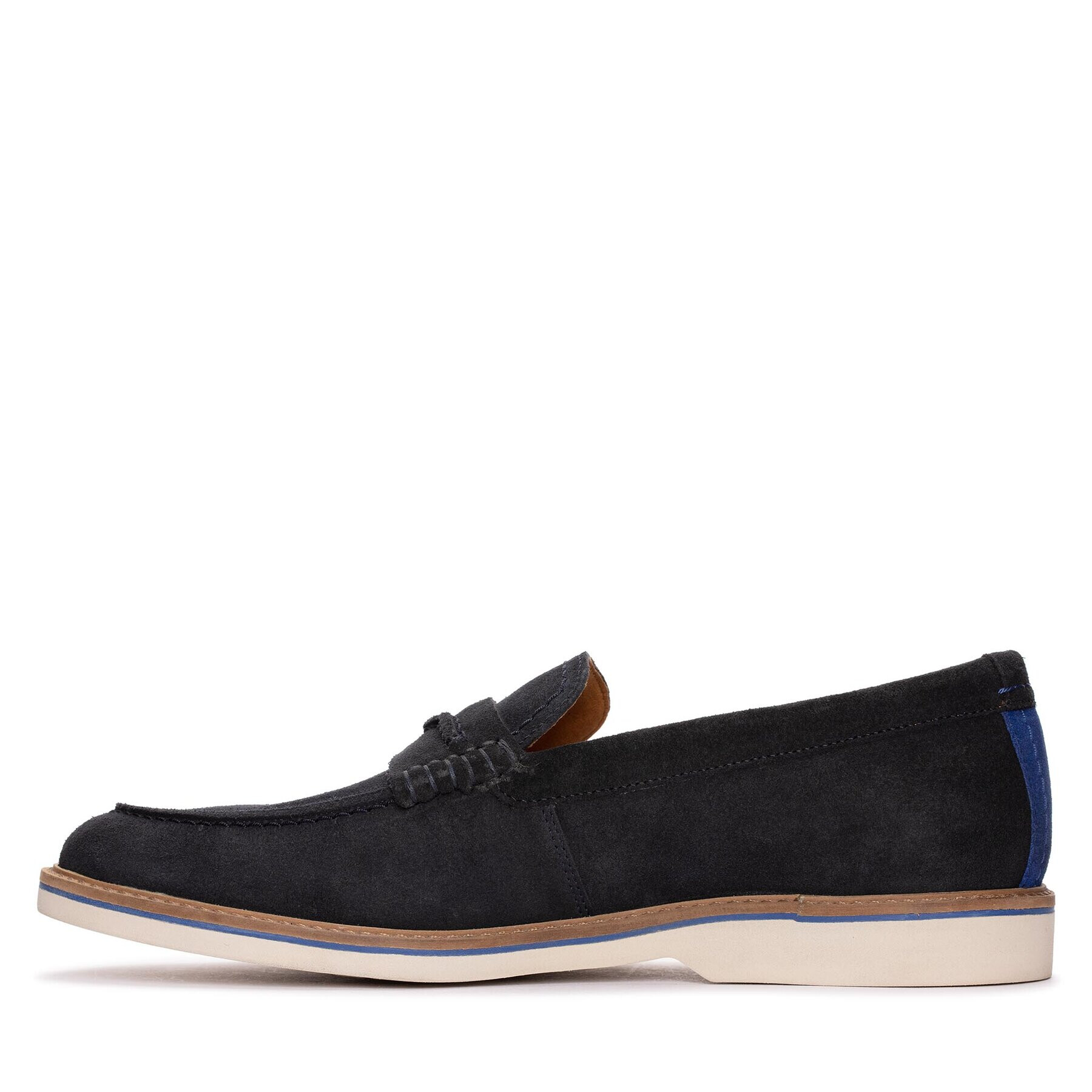 Clarks Polobotky Atticus LTSlip 26172441 Tmavomodrá - Pepit.cz