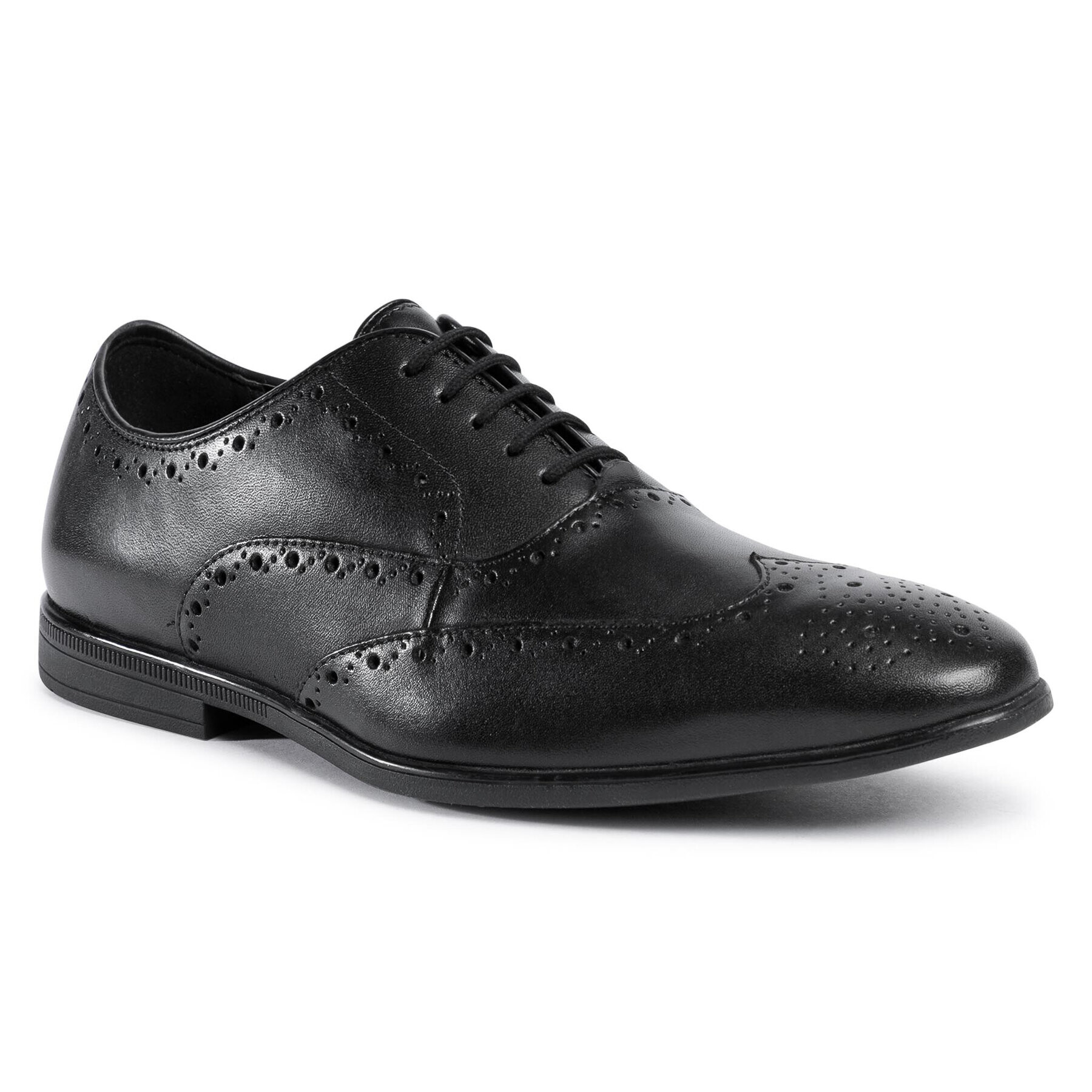 Clarks Polobotky Bampton Rhodes 261521117 Černá - Pepit.cz