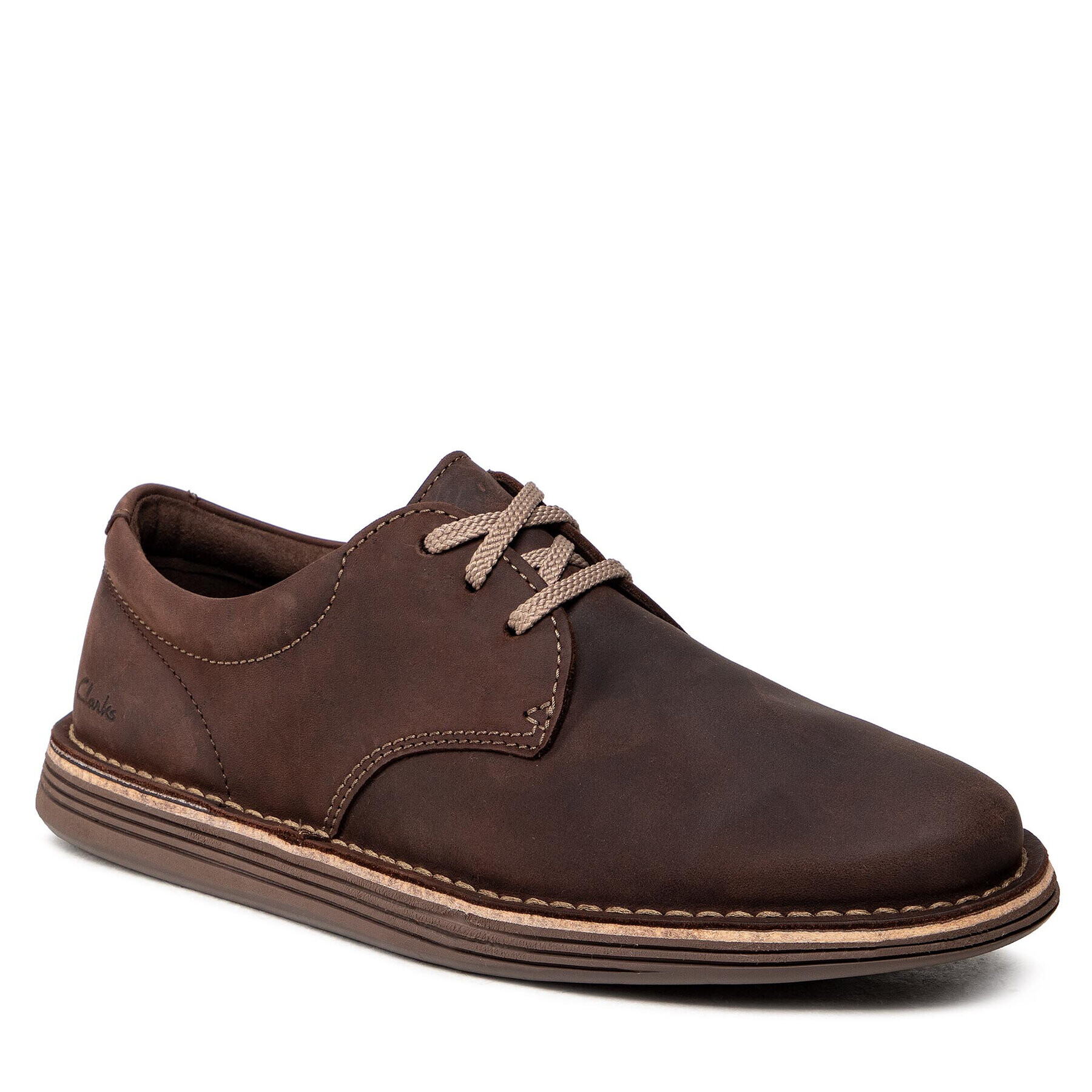 Clarks Polobotky Forge Vibe 261548567 Hnědá - Pepit.cz