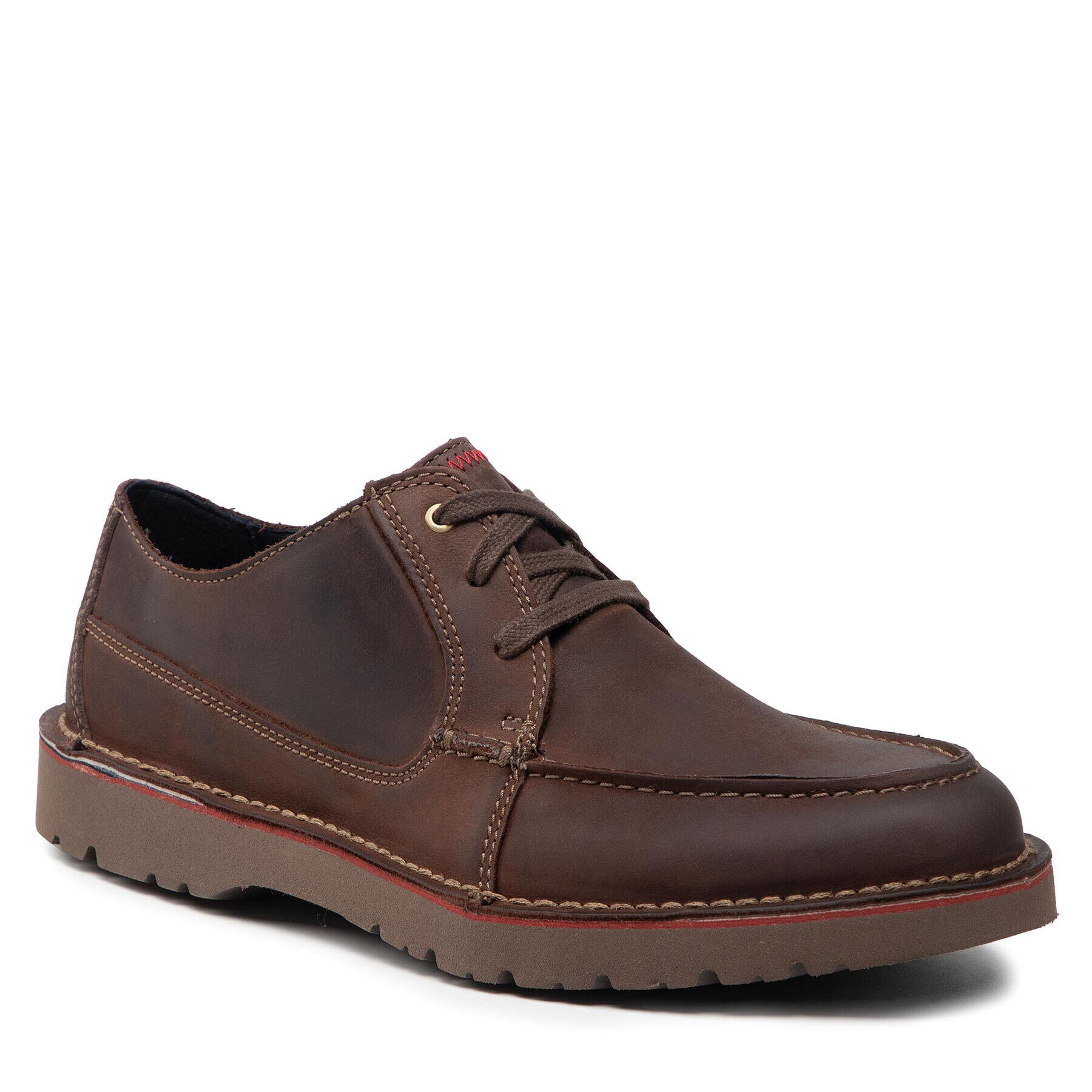 Clarks Polobotky Vargo Vibe 261448227 Hnědá - Pepit.cz