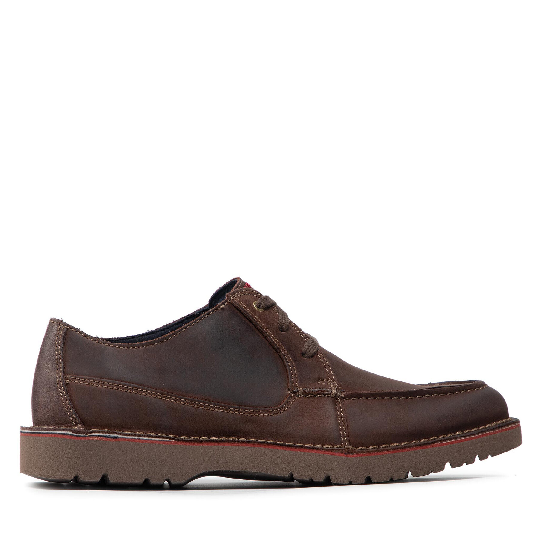 Clarks Polobotky Vargo Vibe 261448227 Hnědá - Pepit.cz