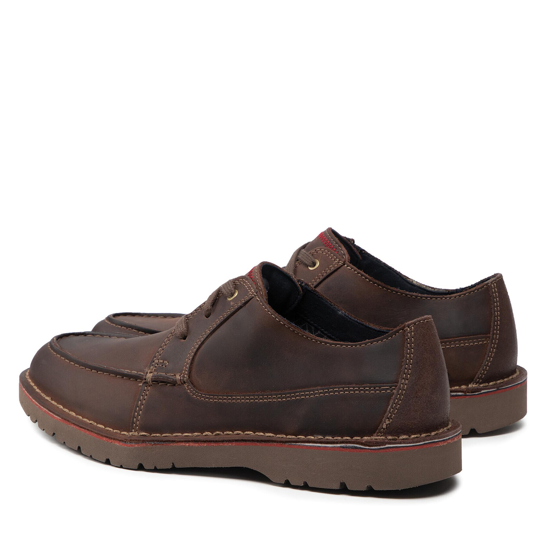 Clarks Polobotky Vargo Vibe 261448227 Hnědá - Pepit.cz