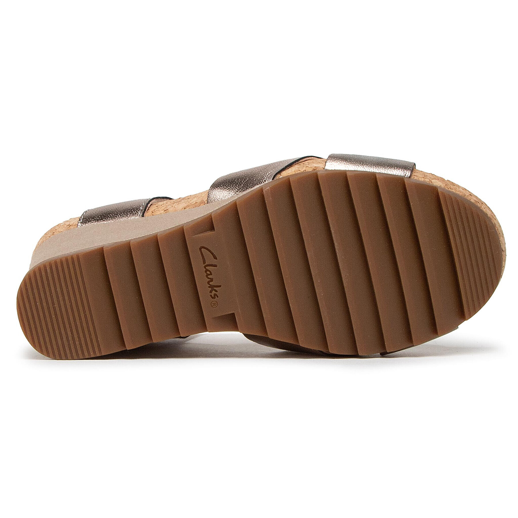 Clarks Sandály Flex Sun 261504324 Zlatá - Pepit.cz