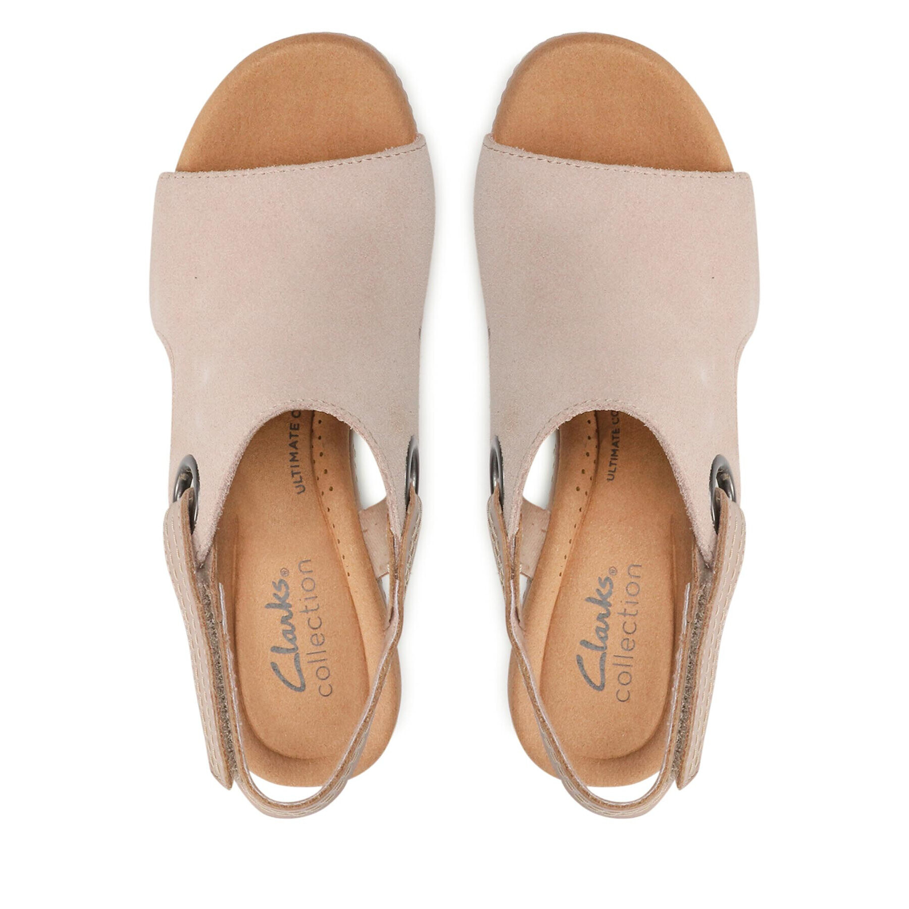 Clarks Sandály Giselle Sea 261651494 Béžová - Pepit.cz