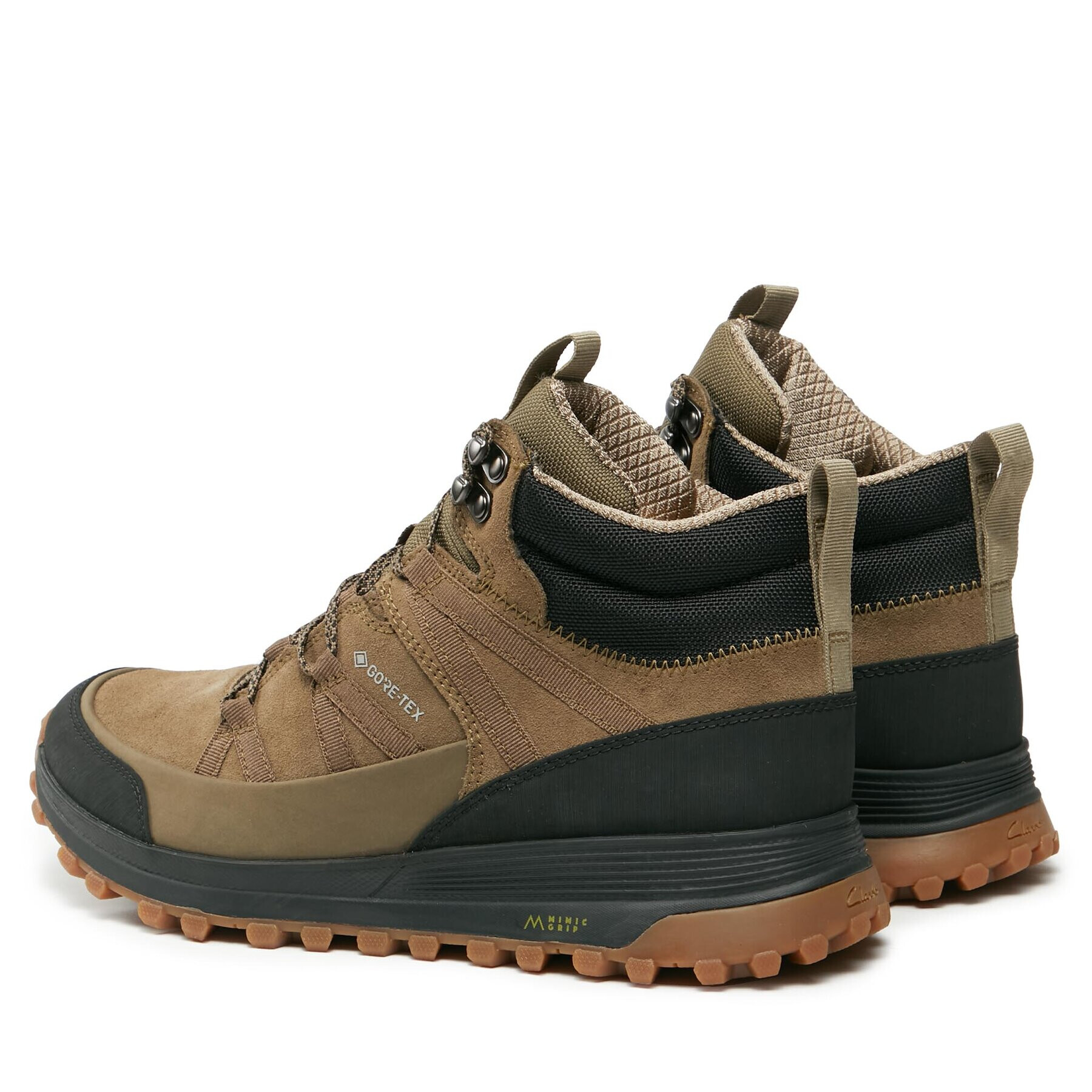 Clarks Trekingová obuv ATLTrekRiseGtx GORE-TEX 261726927 Khaki - Pepit.cz