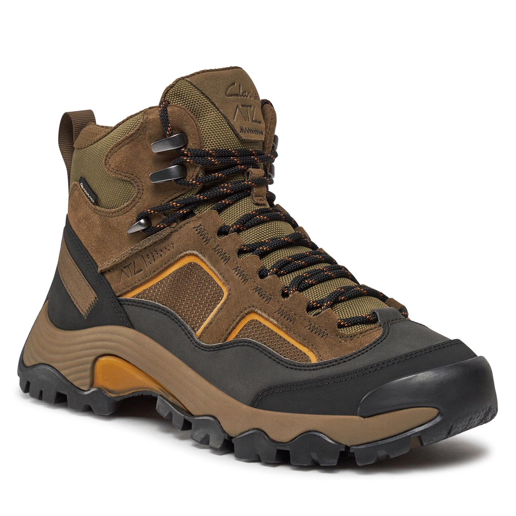 Clarks Turistická obuv Atl Hikehi Gtx GORE-TEX 261736727 Khaki - Pepit.cz