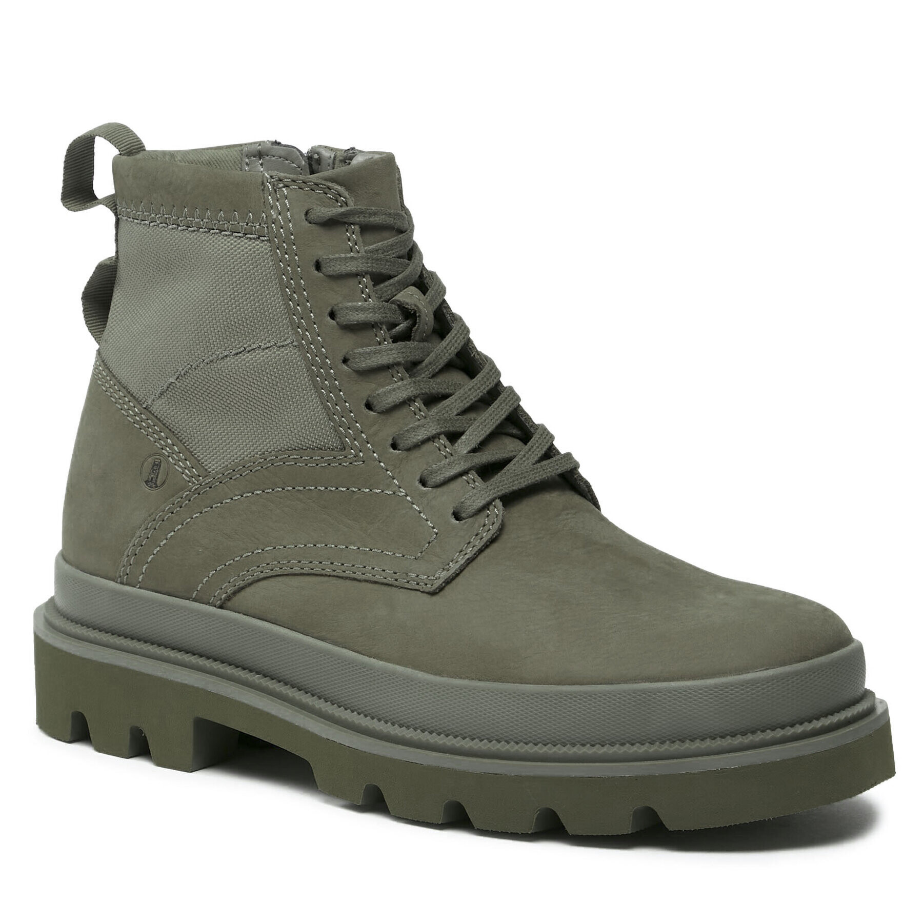 Clarks Turistická obuv Badell Hi 261734247 Khaki - Pepit.cz