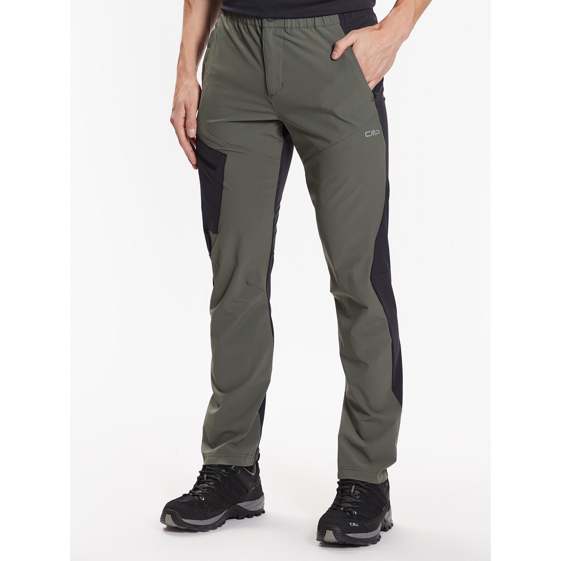 CMP Outdoorové kalhoty 33T6627 Zelená Regular Fit - Pepit.cz