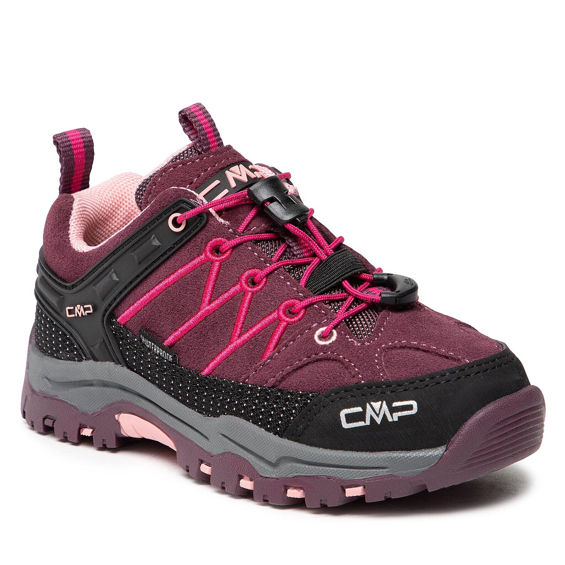 CMP Trekingová obuv Kids Rigel Low Trekking Shoes Wp 3Q13244 Fialová - Pepit.cz