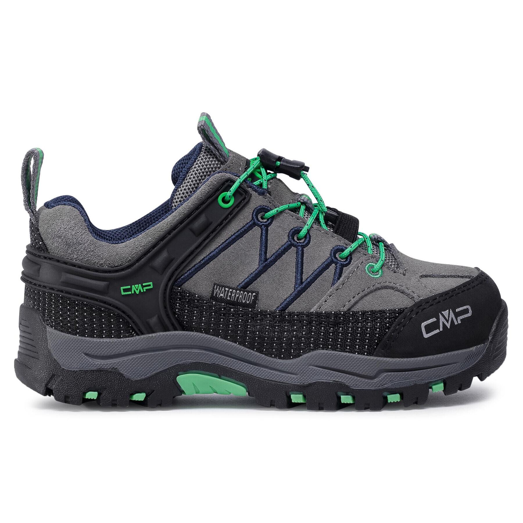 CMP Trekingová obuv Kids Rigel Low Trekking Shoes Wp 3Q13244 Šedá - Pepit.cz