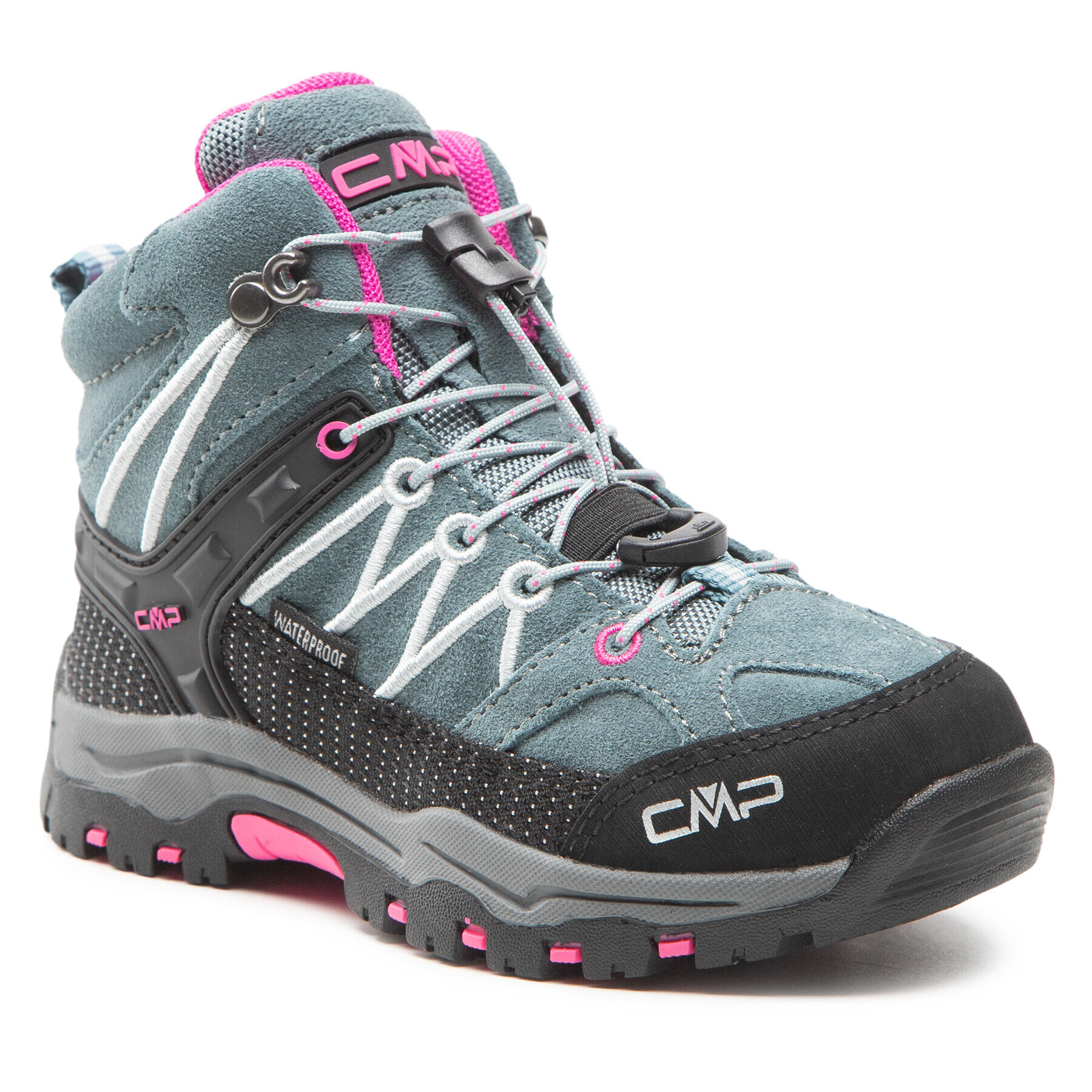 CMP Trekingová obuv Kids Rigel Mid Trekking Shoe Wp 3Q12944 Šedá - Pepit.cz