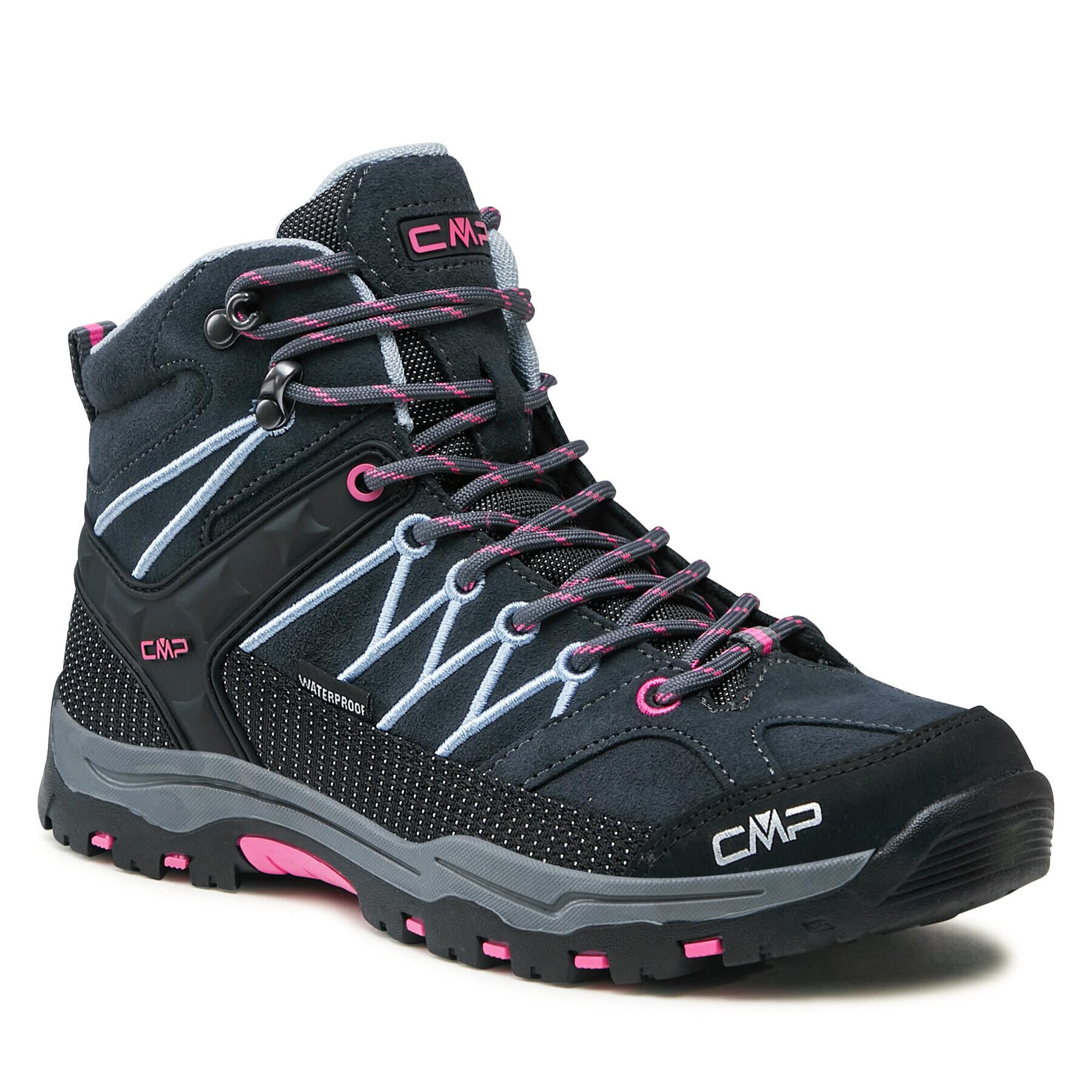 CMP Trekingová obuv Kids Rigel Mid Trekking Shoe Wp 3Q12944J Šedá - Pepit.cz