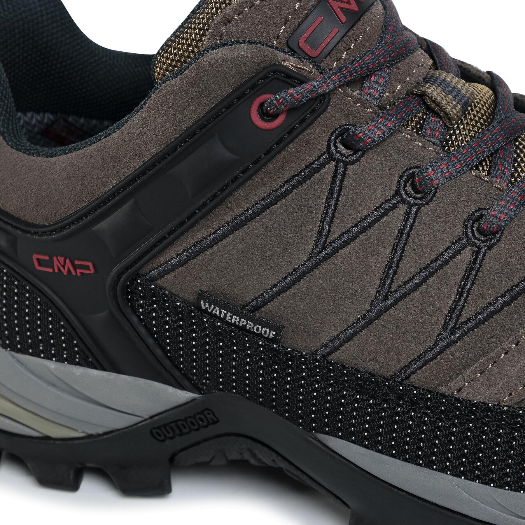 CMP Trekingová obuv Rigel Low Trekking Shoes Wp 3Q13247 Šedá - Pepit.cz