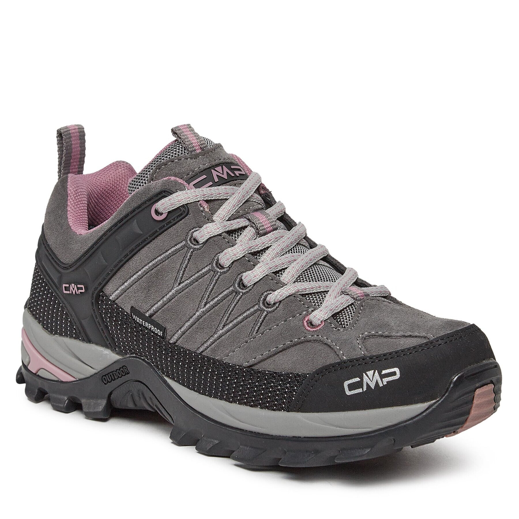 CMP Trekingová obuv Rigel Low Wmn Trekking Shoes Wp 3Q13246 Šedá - Pepit.cz