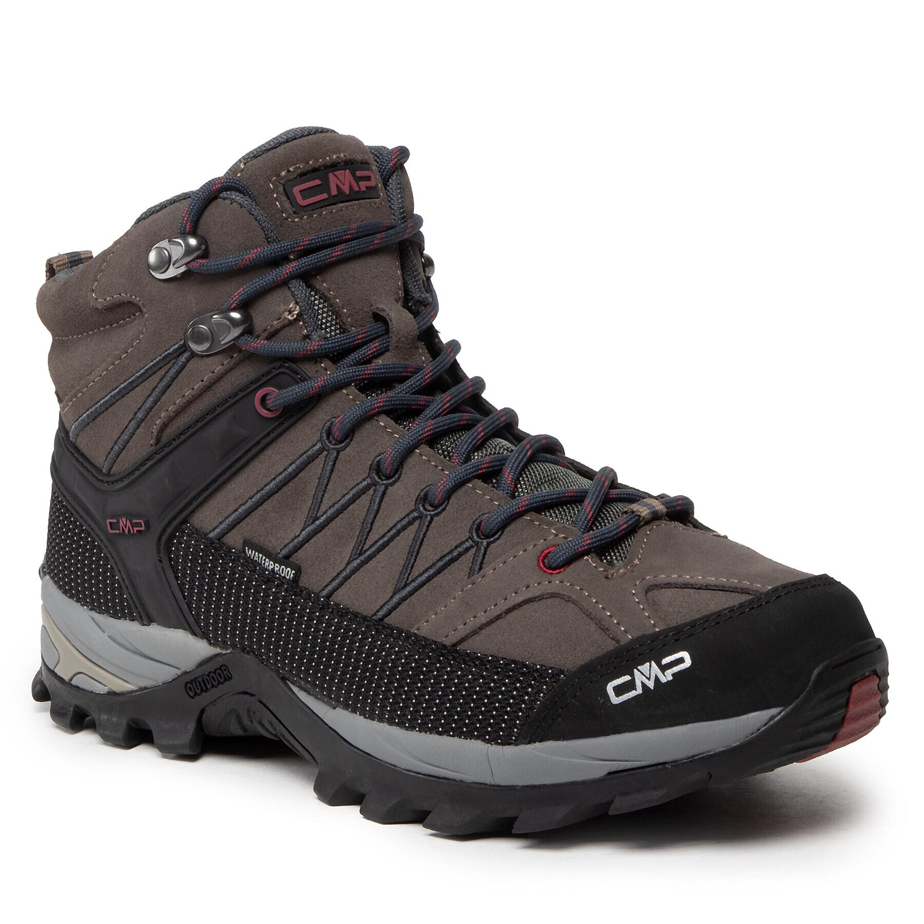 CMP Trekingová obuv Rigel Mid Trekking Shoe Wp 3Q12947 Šedá - Pepit.cz