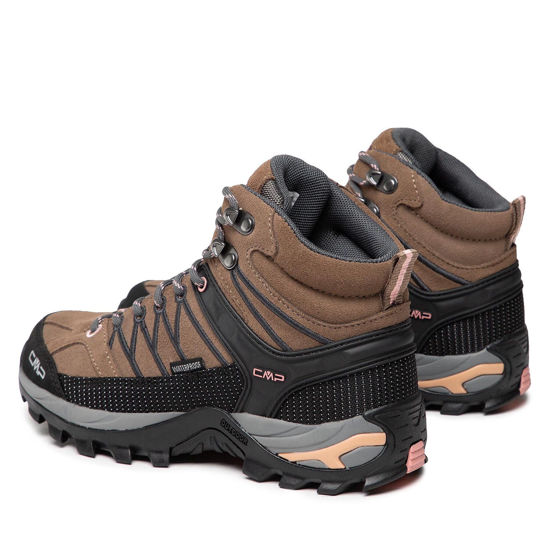 CMP Trekingová obuv Rigel Mid Wmn Trekking Shoe Wp 3Q12946 Hnědá - Pepit.cz