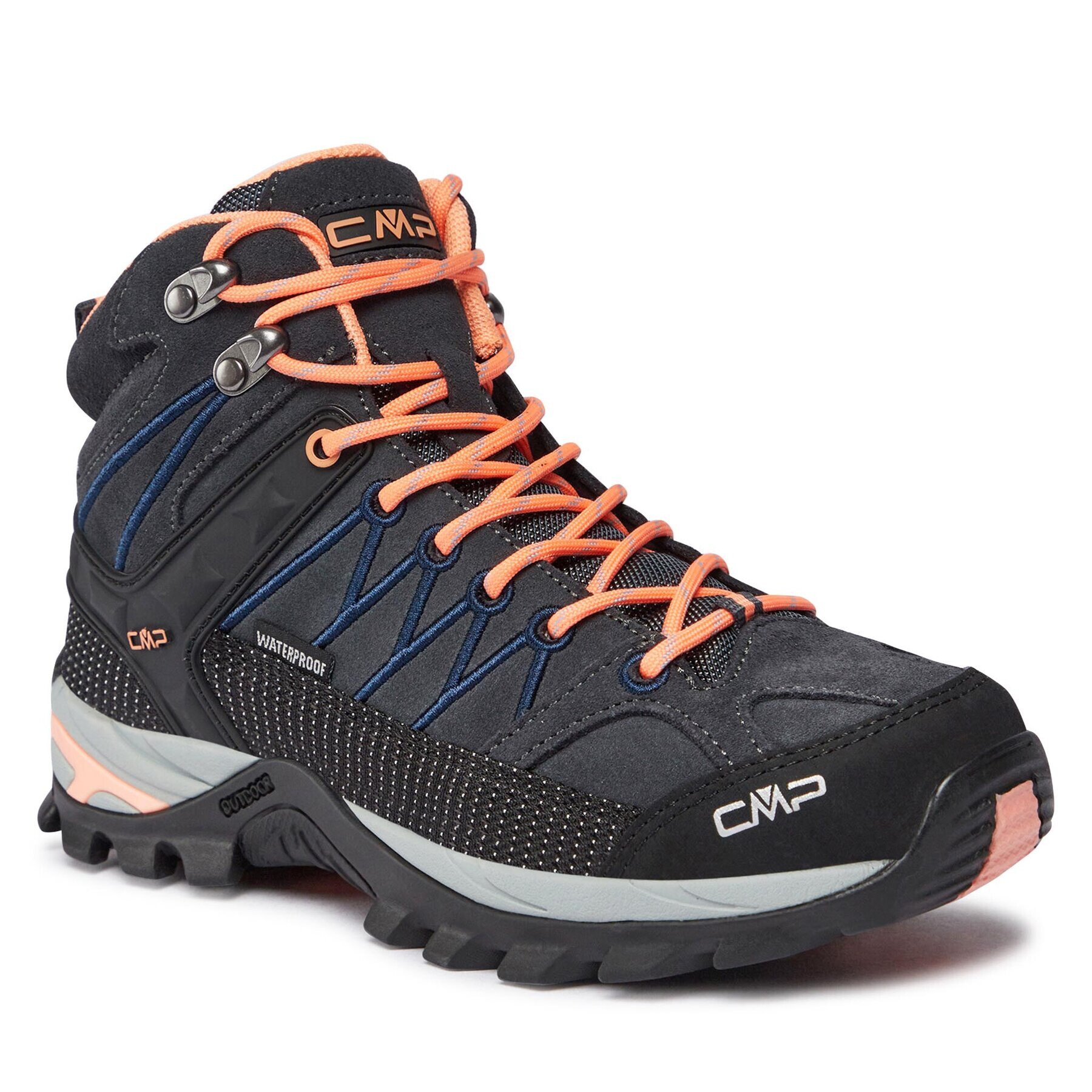 CMP Trekingová obuv Rigel Mid Wmn Trekking Shoe Wp 3Q12946 Šedá - Pepit.cz