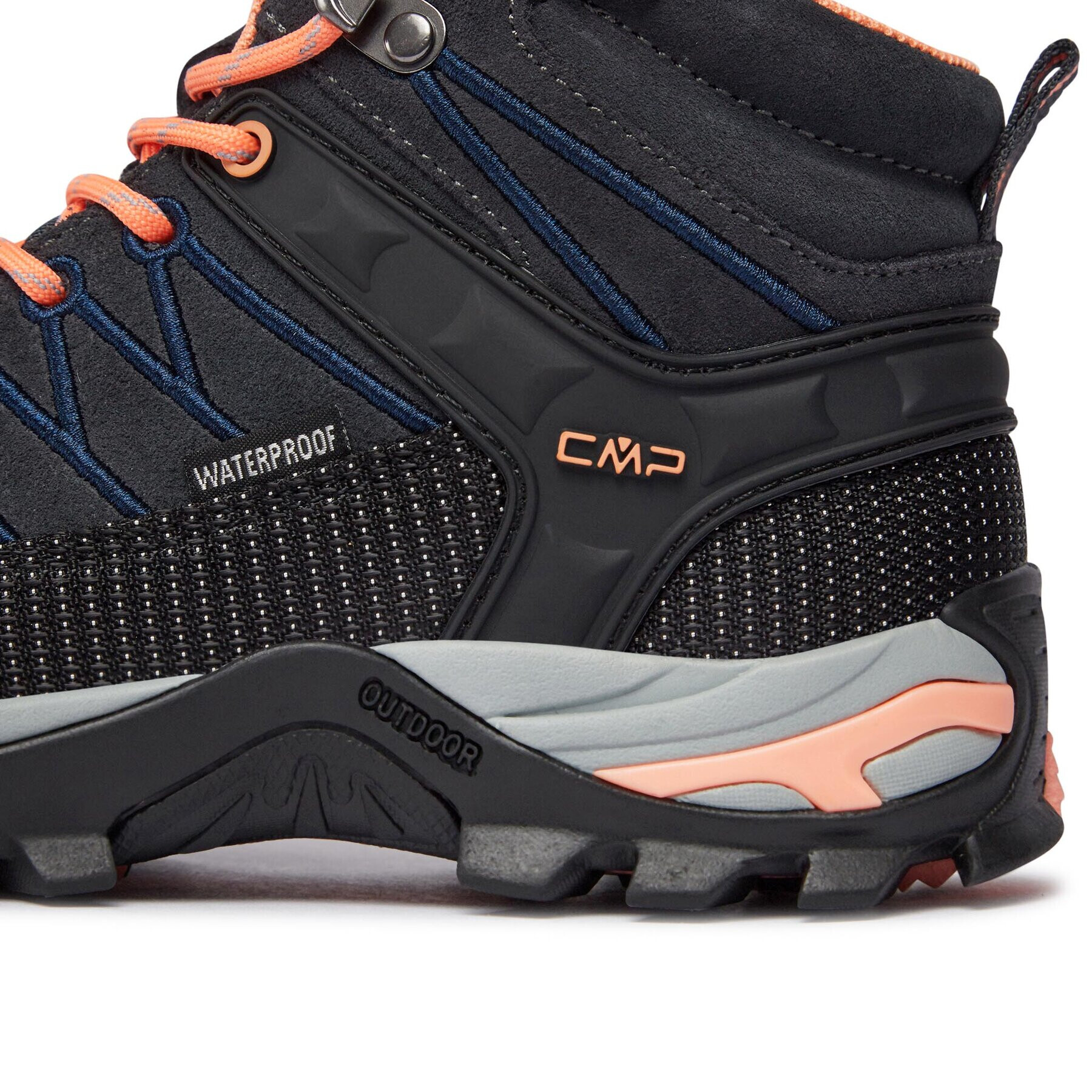 CMP Trekingová obuv Rigel Mid Wmn Trekking Shoe Wp 3Q12946 Šedá - Pepit.cz