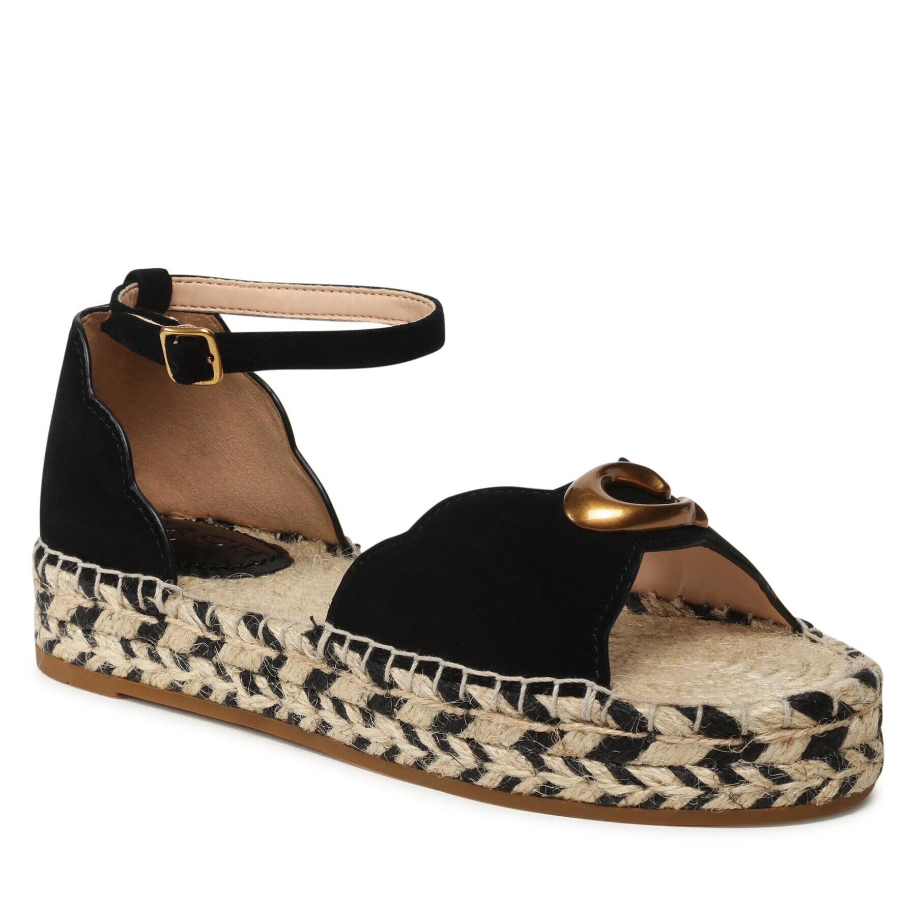 Coach Espadrilky Dillon Suede C8986 Blk Černá - Pepit.cz