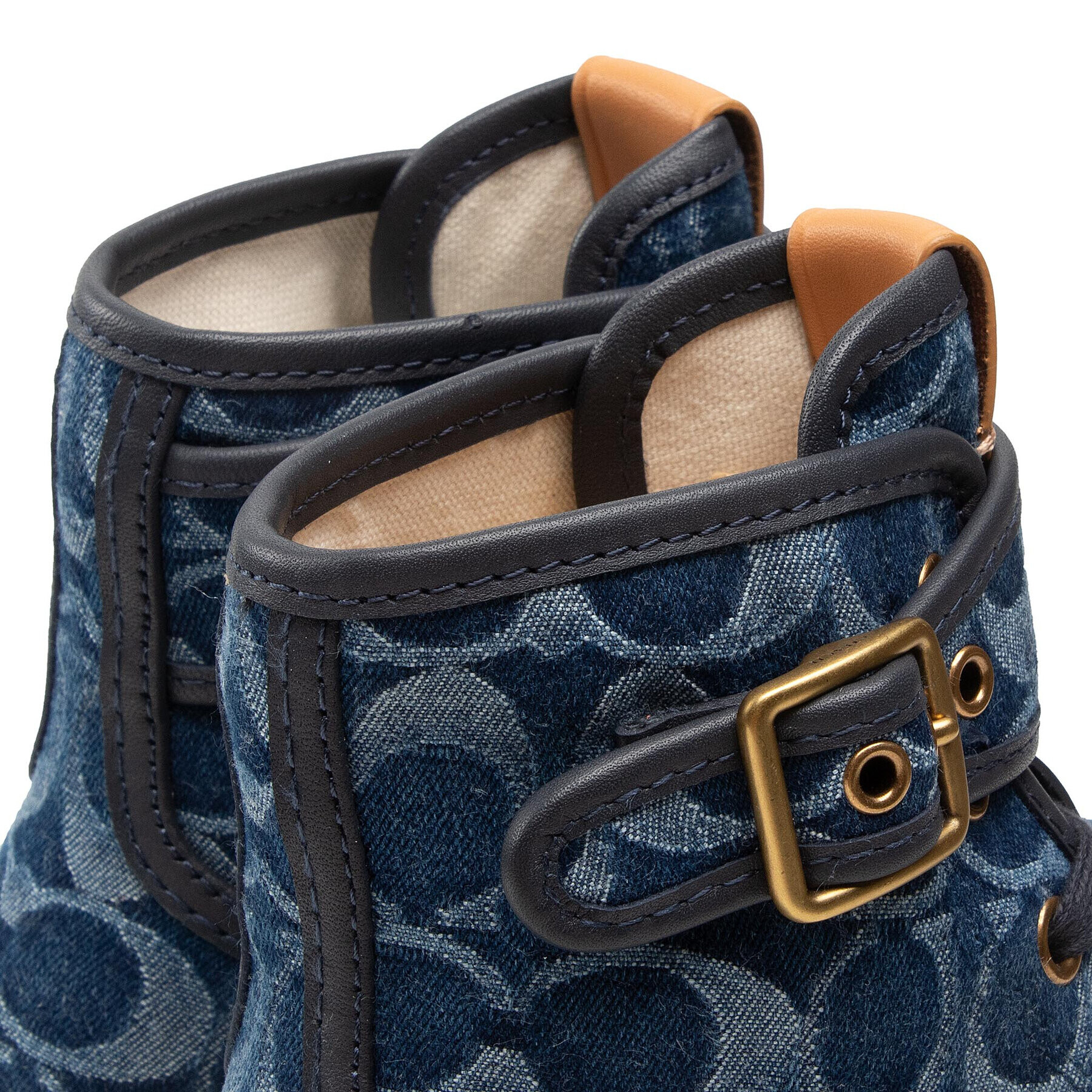 Coach Turistická obuv Trooper Denim Boot CA510 Tmavomodrá - Pepit.cz