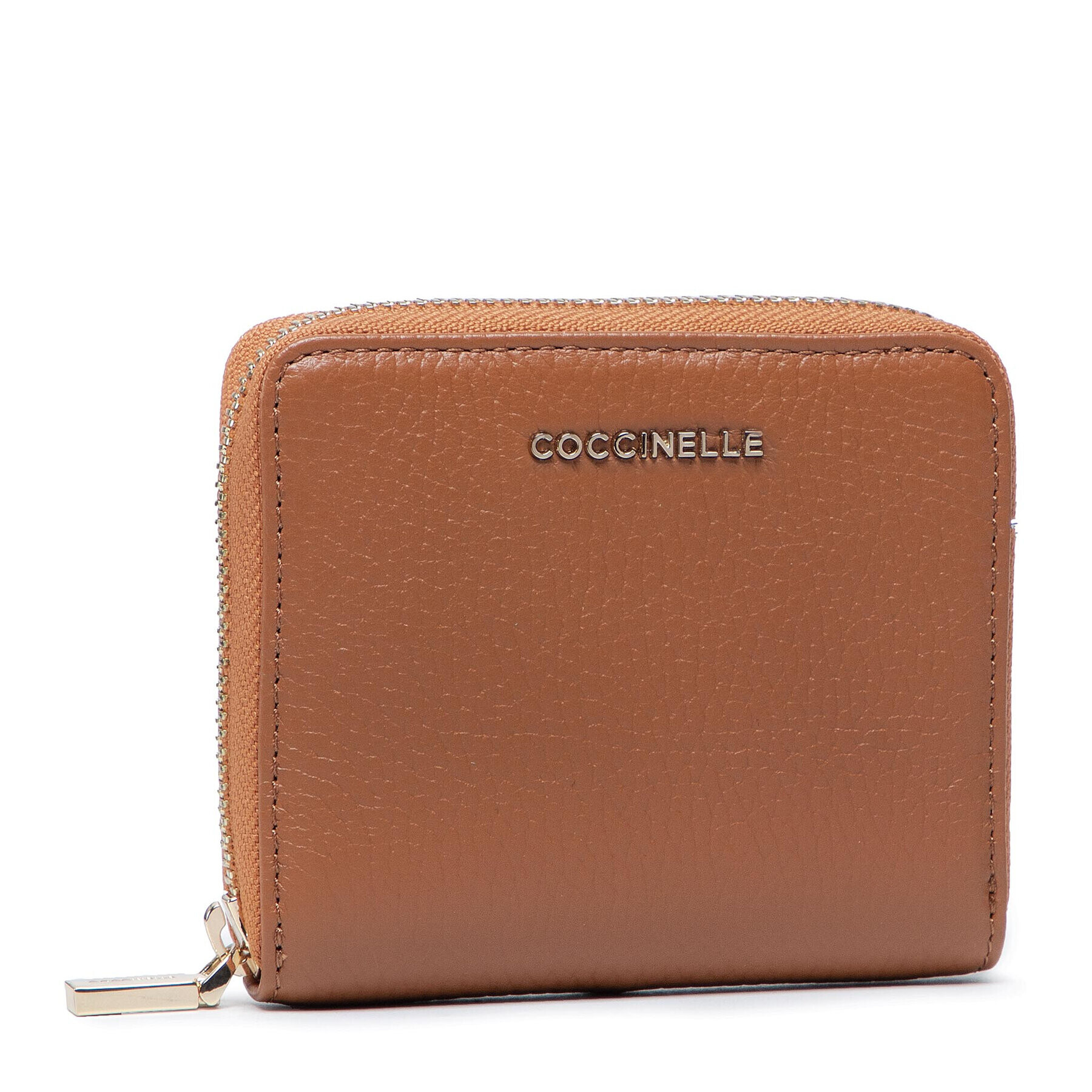 Coccinelle Malá dámská peněženka LW5 Metallic Soft E2 LW5 11 A2 01 Hnědá - Pepit.cz