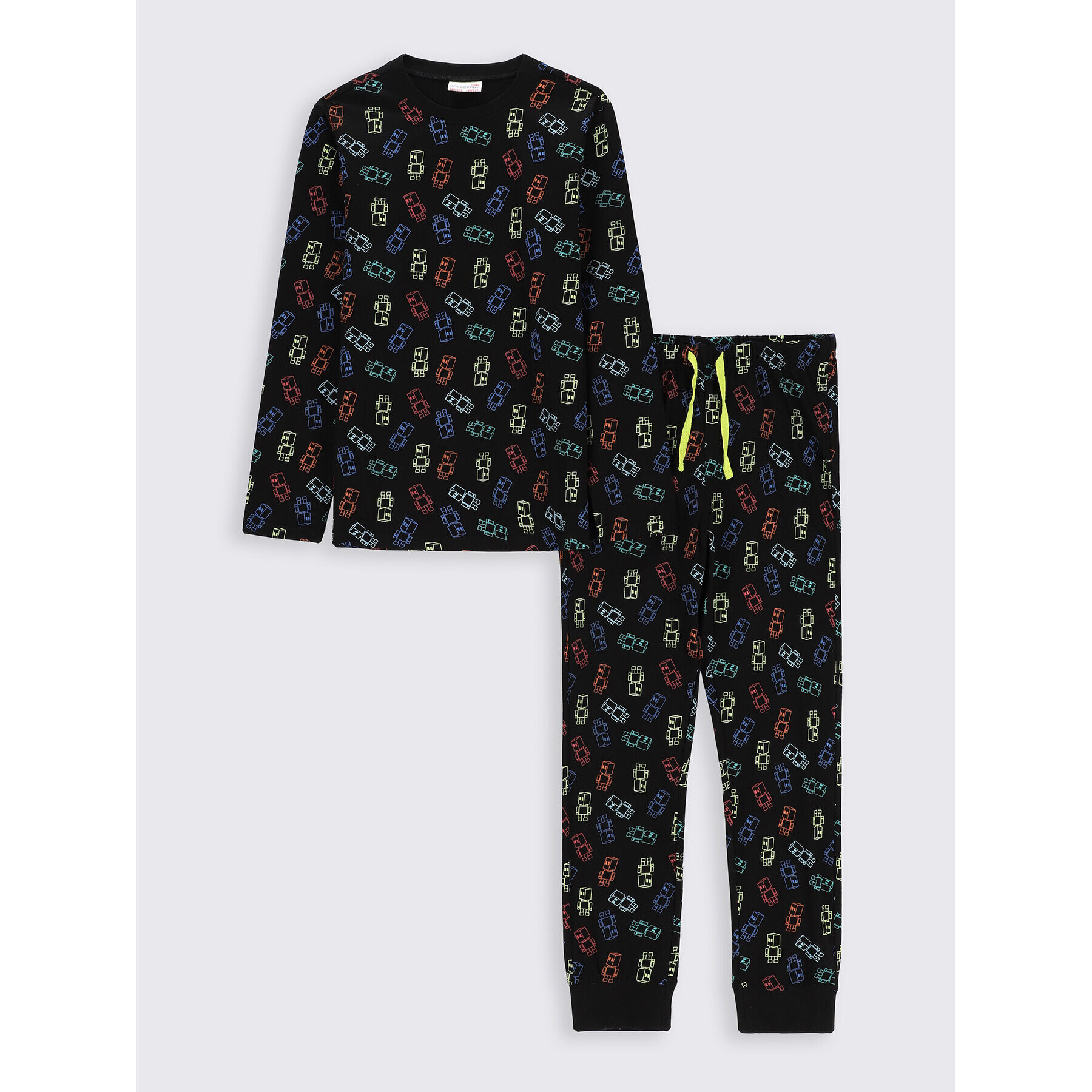 Coccodrillo Pyžamo ZC2448114PJS Černá Regular Fit - Pepit.cz