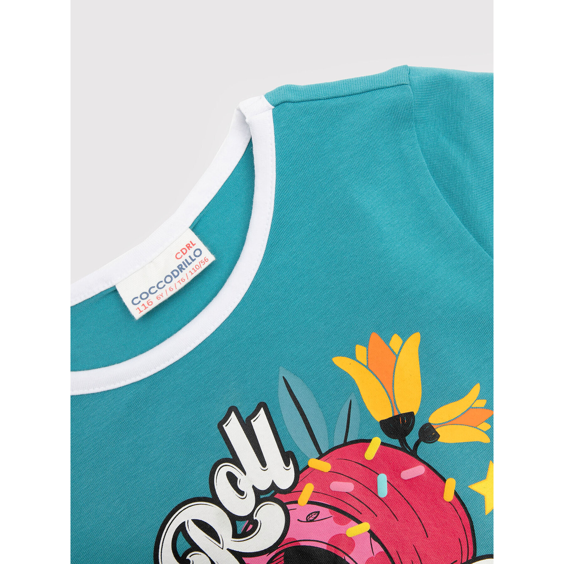 Coccodrillo T-Shirt WC2144601ROL Modrá Regular Fit - Pepit.cz