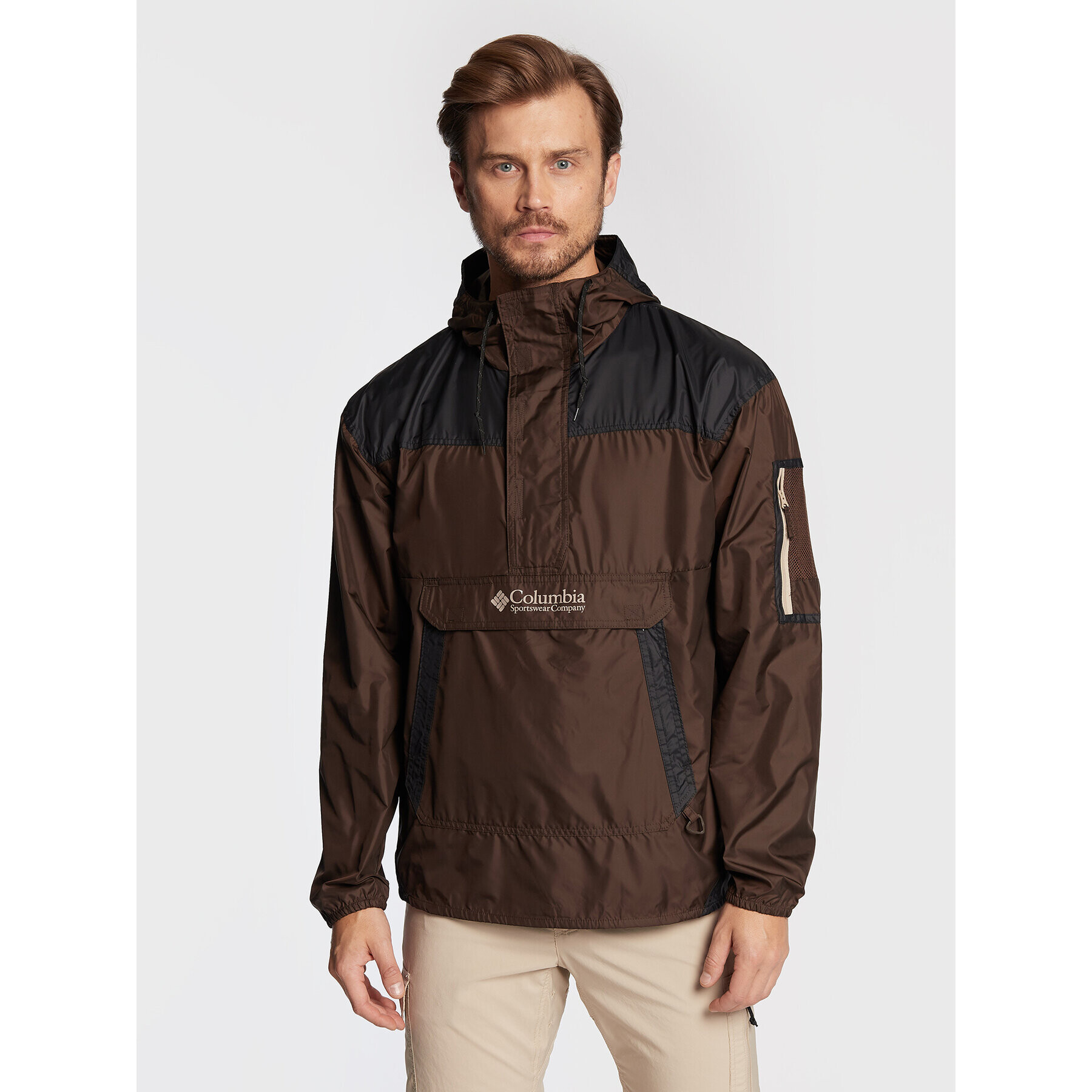 Columbia Bunda anorak Challenger 1714291 Hnědá Regular Fit - Pepit.cz