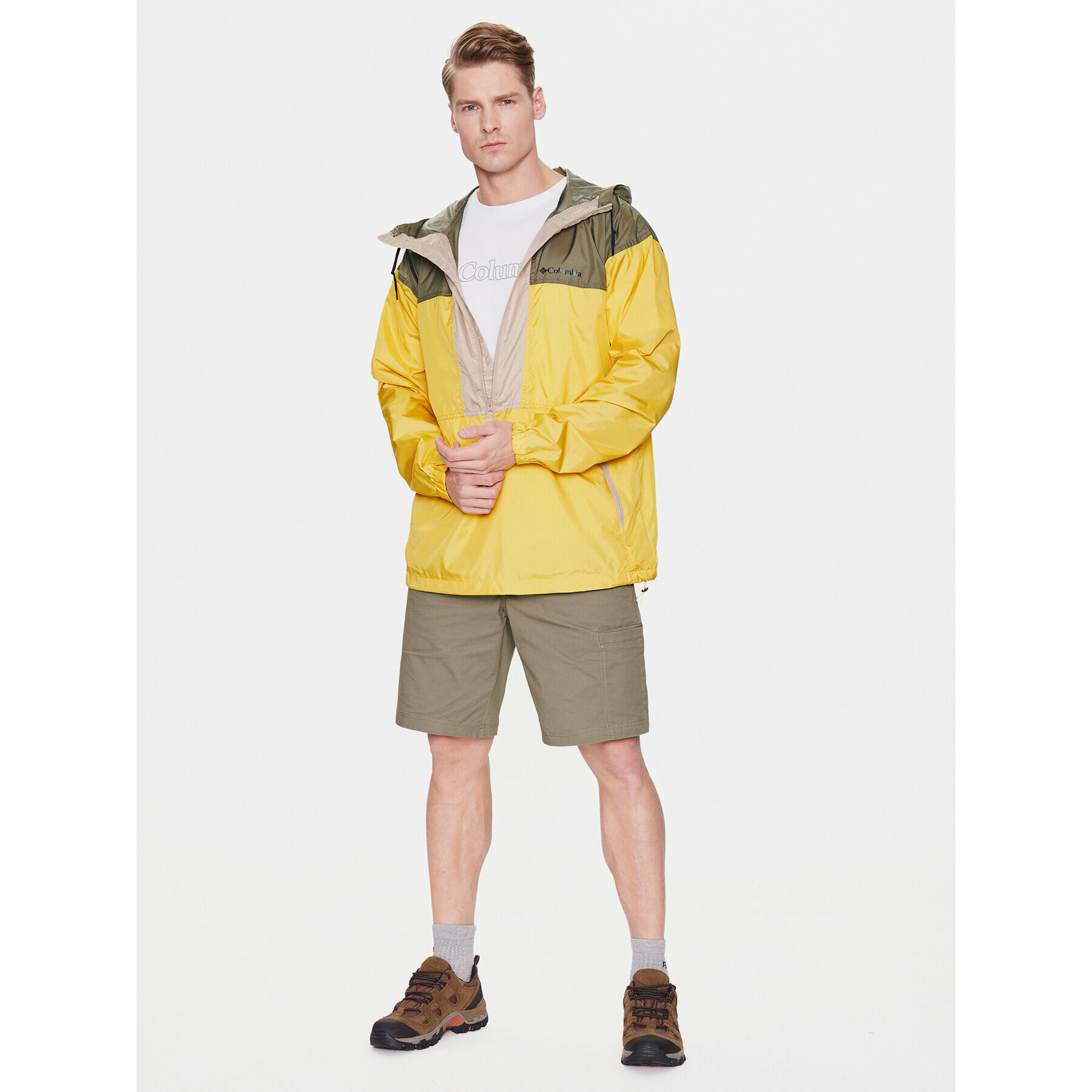 Columbia Bunda anorak Flash Challenger 1988723 Žlutá Regular Fit - Pepit.cz