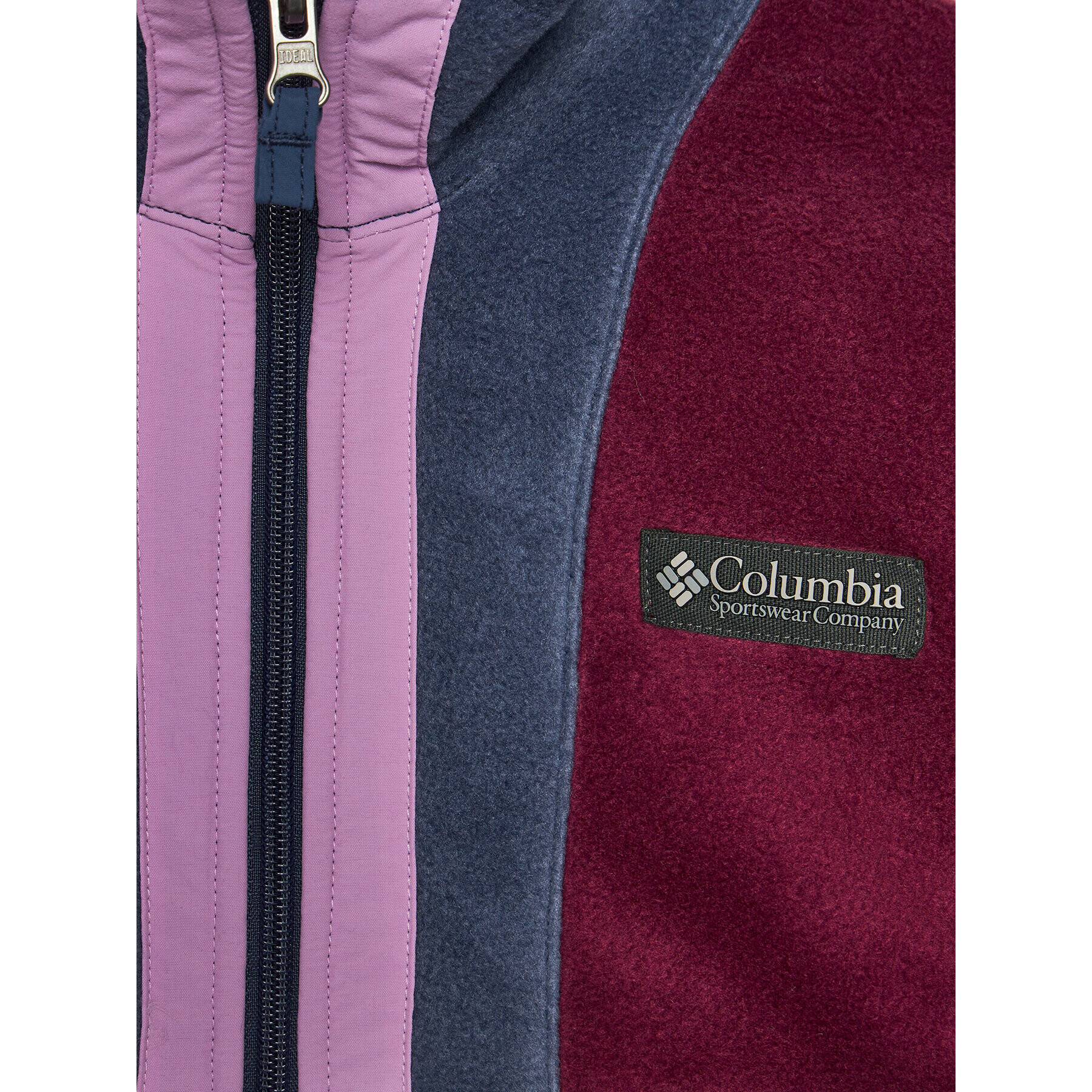 Columbia Fleecová mikina Back Bowl™ Full Zip Fleece Červená Regular Fit - Pepit.cz